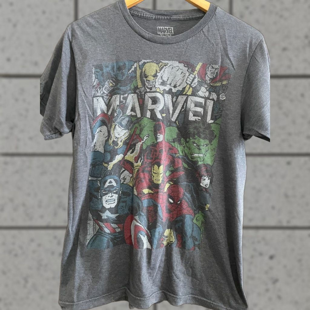 Vintage Marvel Avengers Shirt Teen Medium Gray Short Sleeve T-Shirt Size US M / EU 48-50 / 2 - 1 Thumbnail