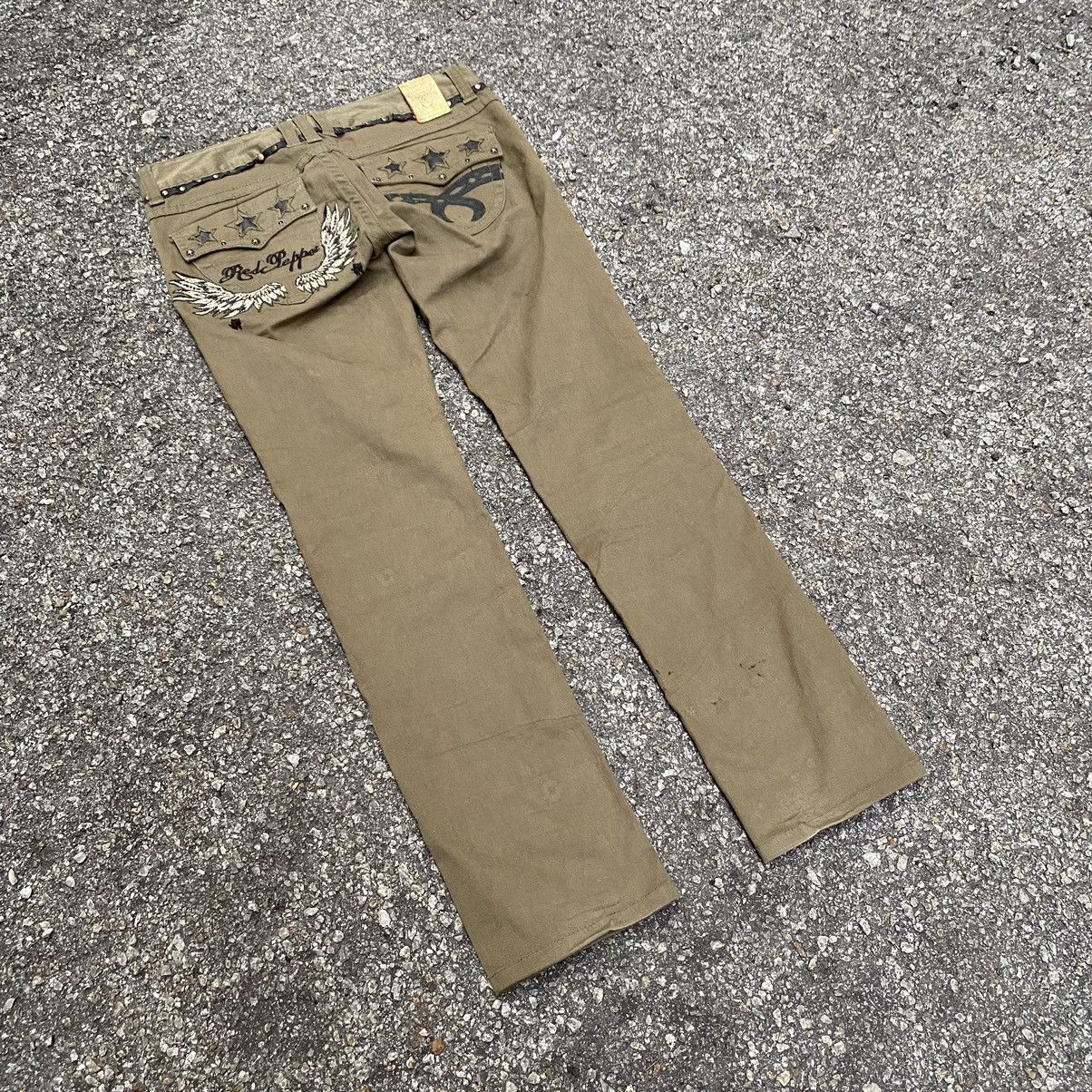 Ed Hardy Red Pepper Japanese Brand Ed Hardy Embroidered Jeans Size 28" / US 6 / IT 42 - 2 Thumbnail