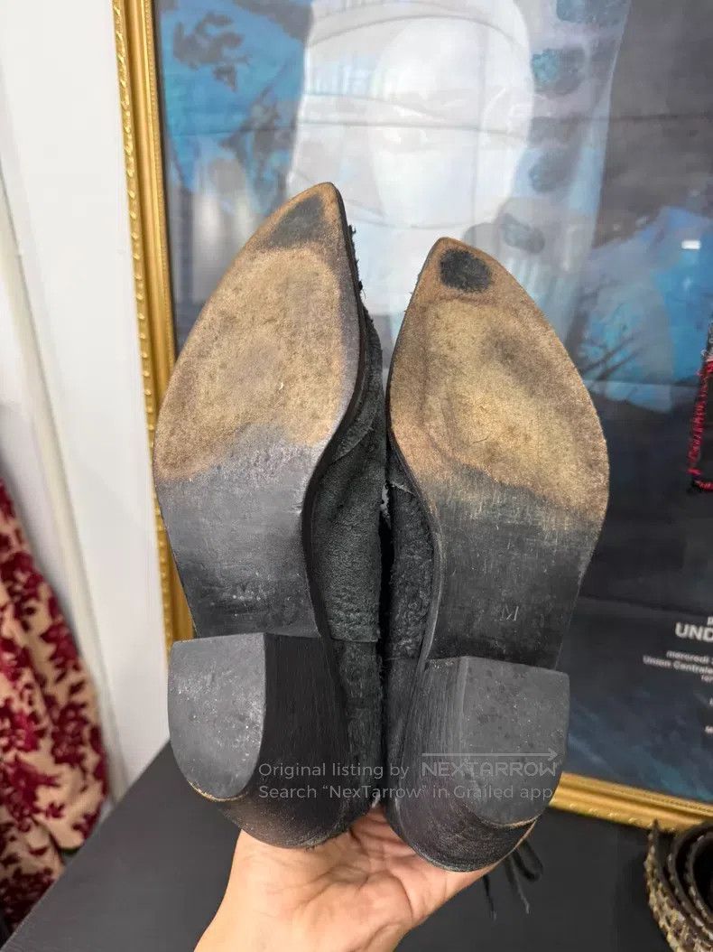 Junya Watanabe Junya Watanabe size M Suede Cowboy Boots Size US 5 / EU 37 - 7 Thumbnail
