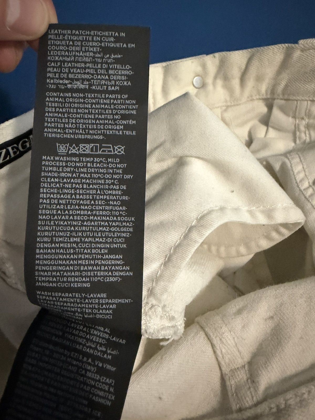 Ermenegildo Zegna White zegna pants Size US 32 / EU 48 - 17 Thumbnail