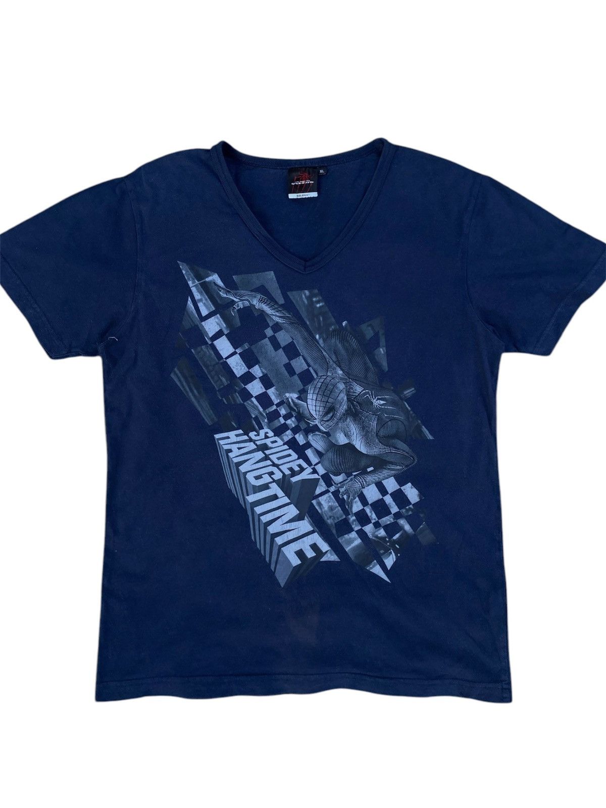 Cartoon Network × Vintage Spider-Man T-Shirt Big Logo Vintage 2012 Blue Size US XL / EU 56 / 4 - 1 Thumbnail