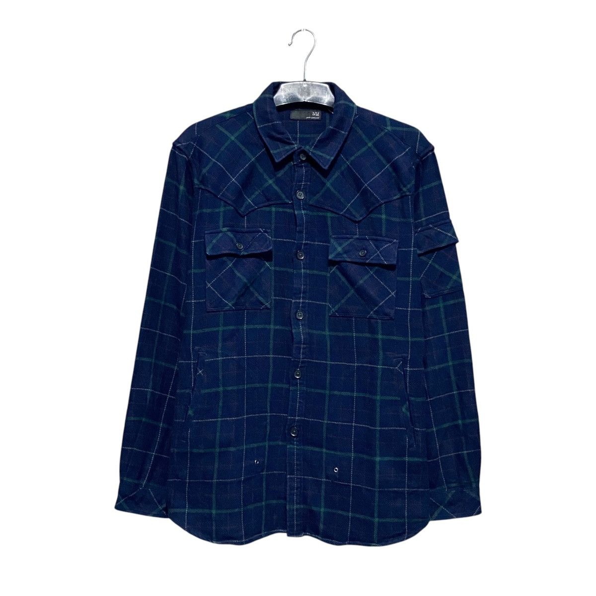 Jun Takahashi × Undercover × Uniqlo UU Undercover Jun Takahashi Jonio Multipockets Flannel Shirt Size US L / EU 52-54 / 3 - 1 Thumbnail