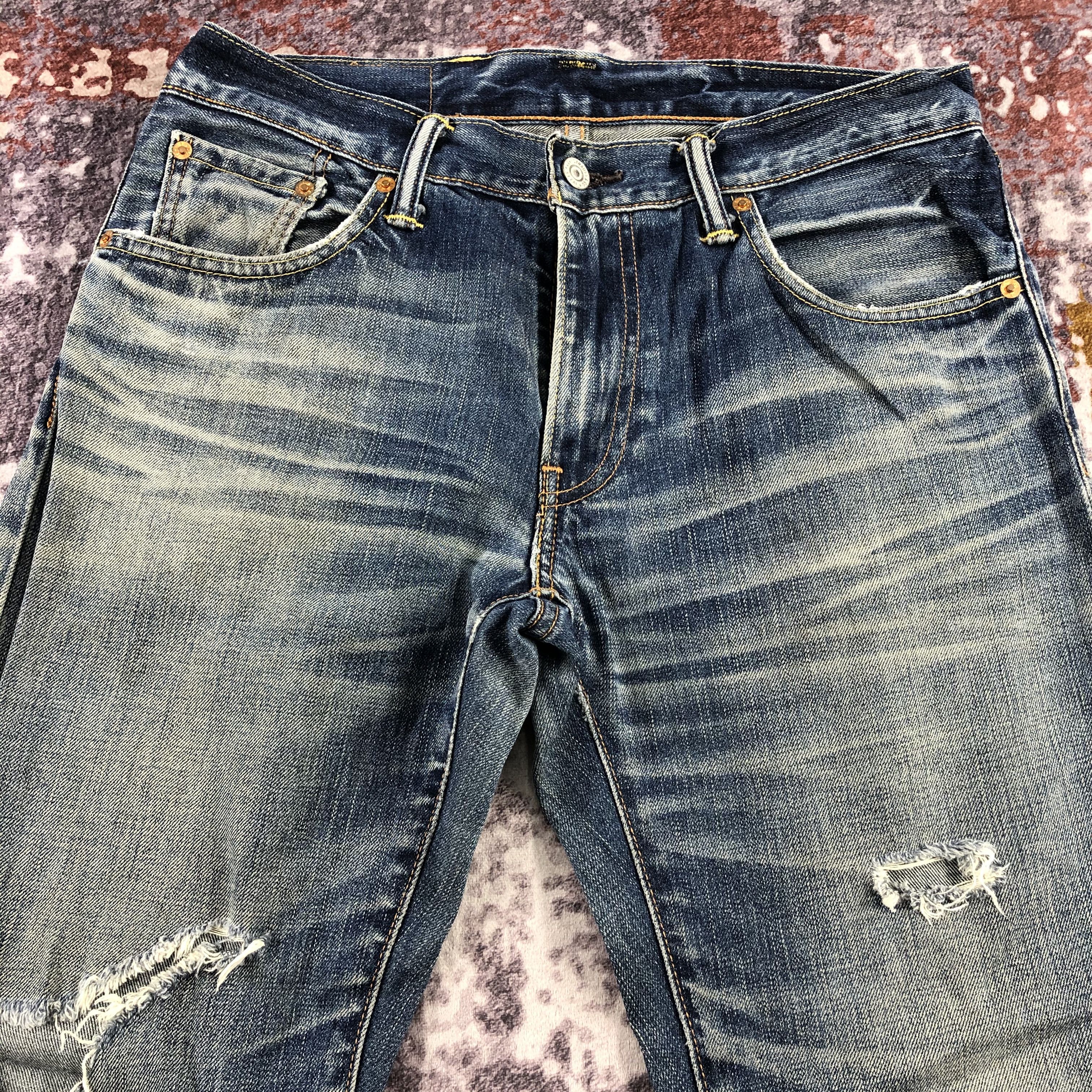 Levi's × Levi's Vintage Clothing × Vintage Vintage Ripped Levis 502 Jeans-JM2711 Size US 32 / EU 48 - 3 Thumbnail
