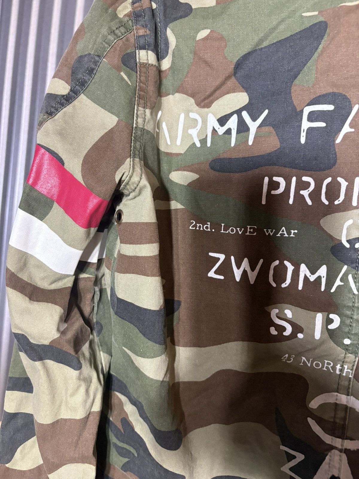 Zara Zara woman size xs Green and brown camo jacket Size XS / US 0-2 / IT 36-38 - 7 Thumbnail