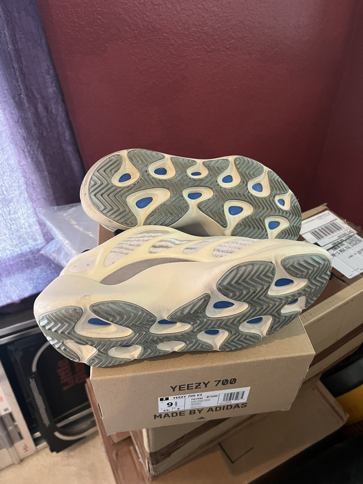 Adidas × Kanye West × Yeezy YZY 700 Azael Size US 9.5 / EU 42-43 - 10 Thumbnail