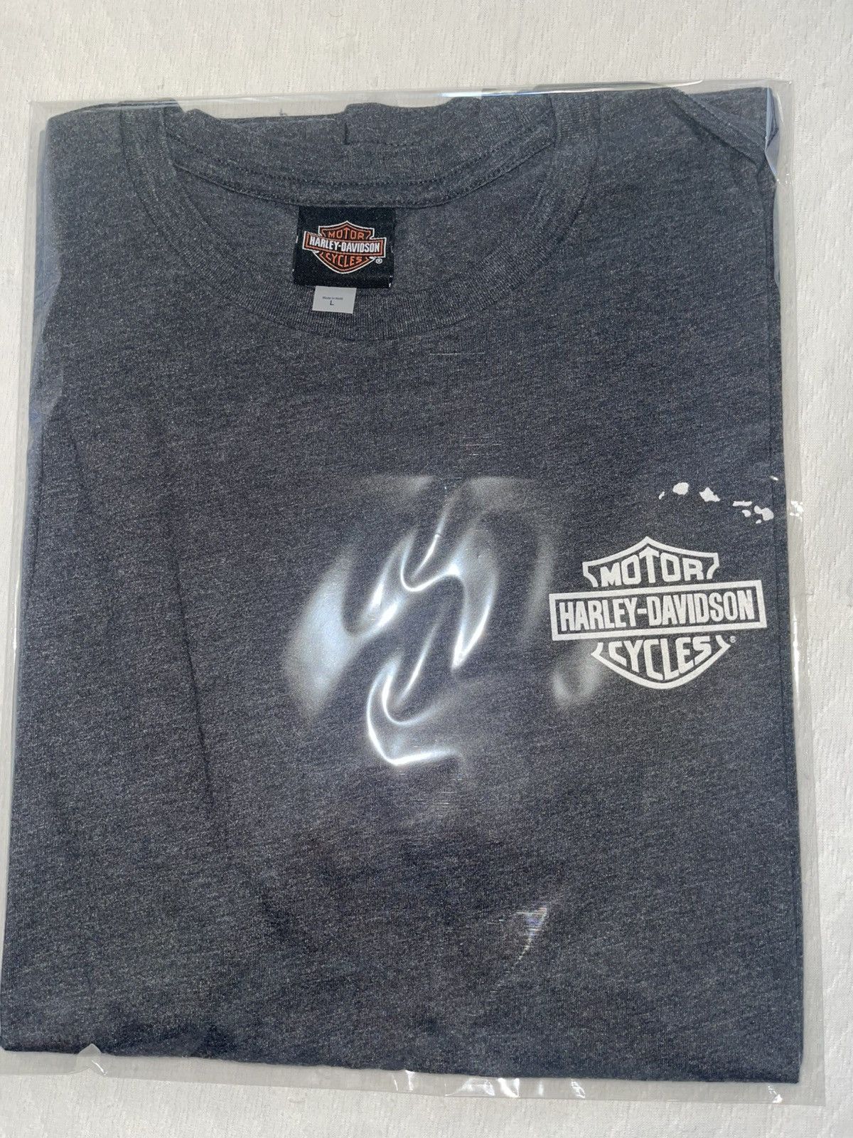 Harley Davidson Harley-Davidson Pacific Skull tee size Large Grey Size US L / EU 52-54 / 3 - 3 Thumbnail