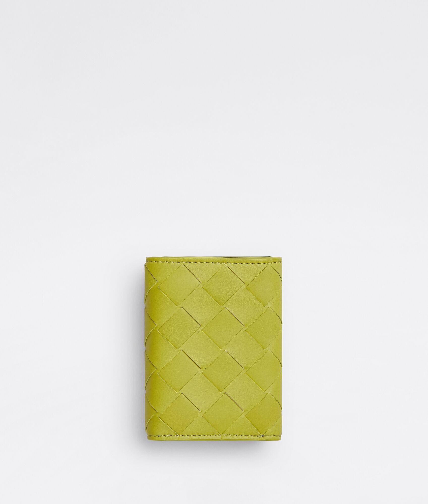 Bottega Veneta o1bcso1str0824 Size : OS / Tiny Tri-Fold Wallet in Yellow Size ONE SIZE - 4 Thumbnail