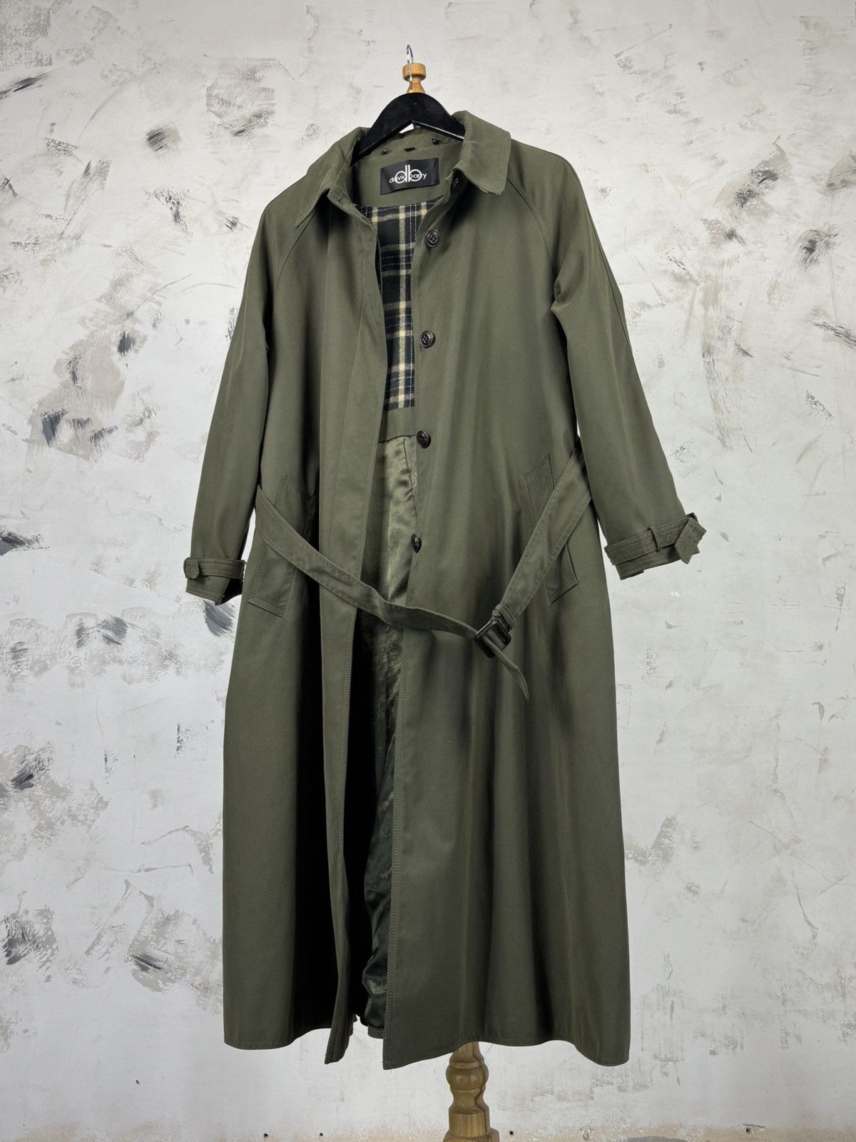 Vintage Vintage David Barry Trench Coat Jacket Size S - M UK 14 Size M / US 6-8 / IT 42-44 - 1 Thumbnail