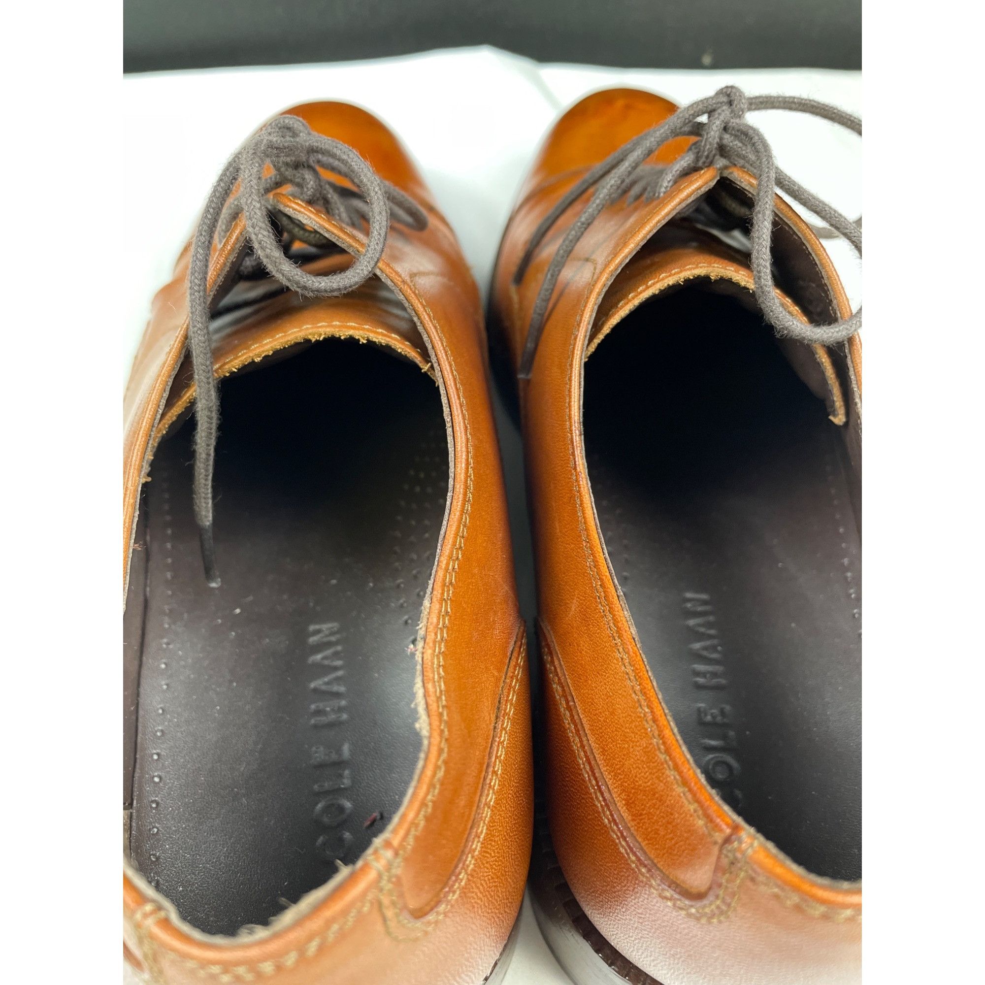 Cole Haan Cole Haan Men's Brown Leather Cap toe Oxfords/ Shoes SIze 9 Size US 9 / EU 42 - 7 Thumbnail