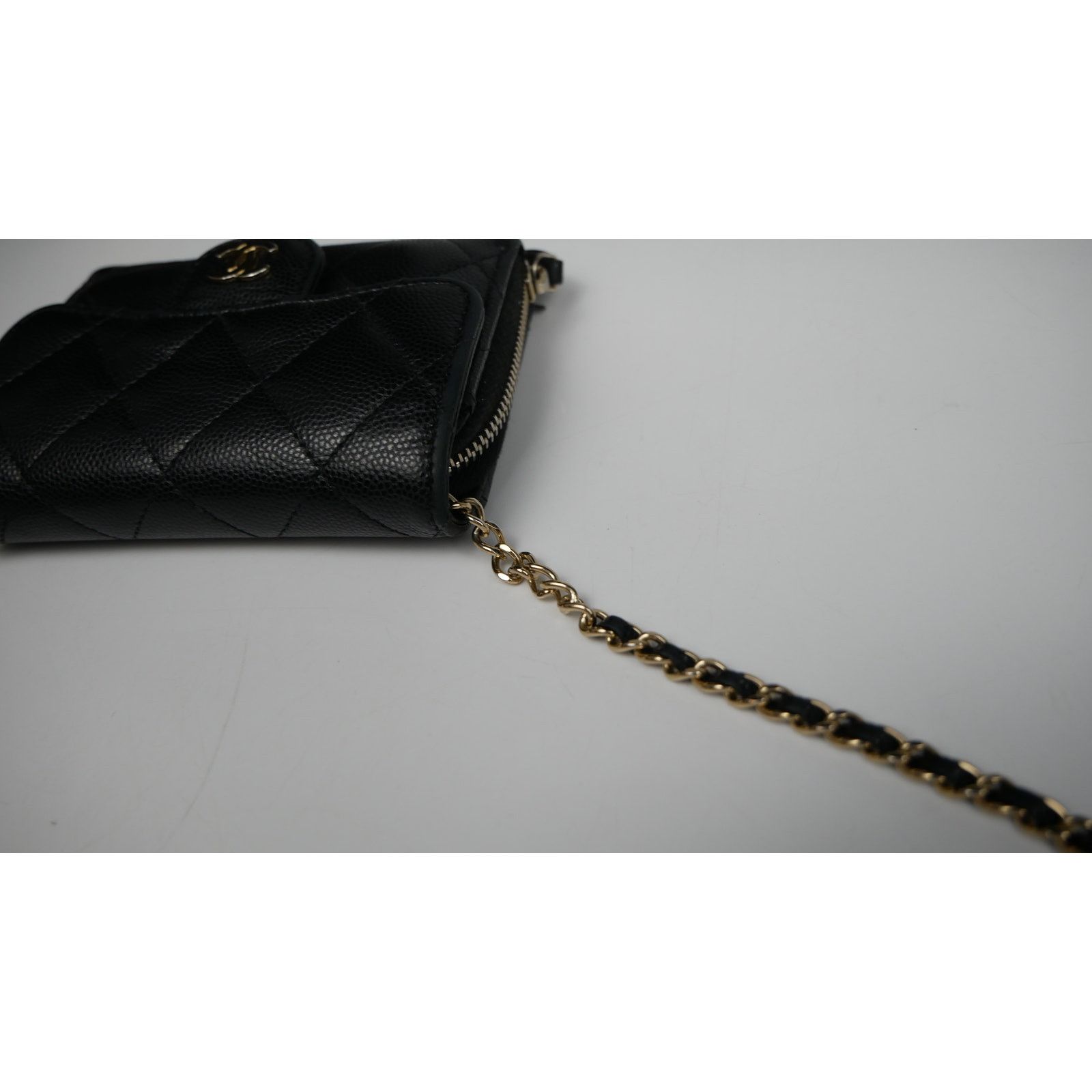 Chanel Chanel Black Caviar Leather Micro Bag Size ONE SIZE - 10 Thumbnail