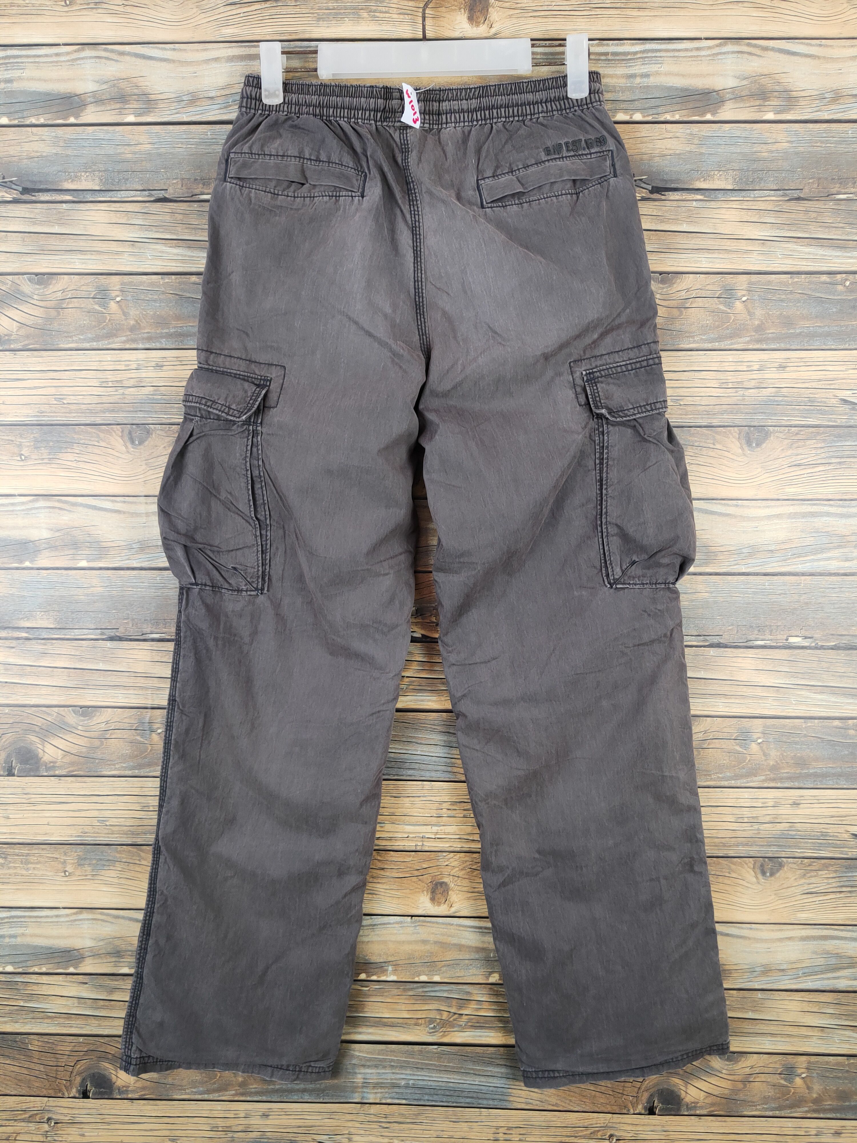 Gap Gap Dark Gray Faded Multipocket Sweatpants #W1013 Size US 26 / EU 42 - 8 Thumbnail