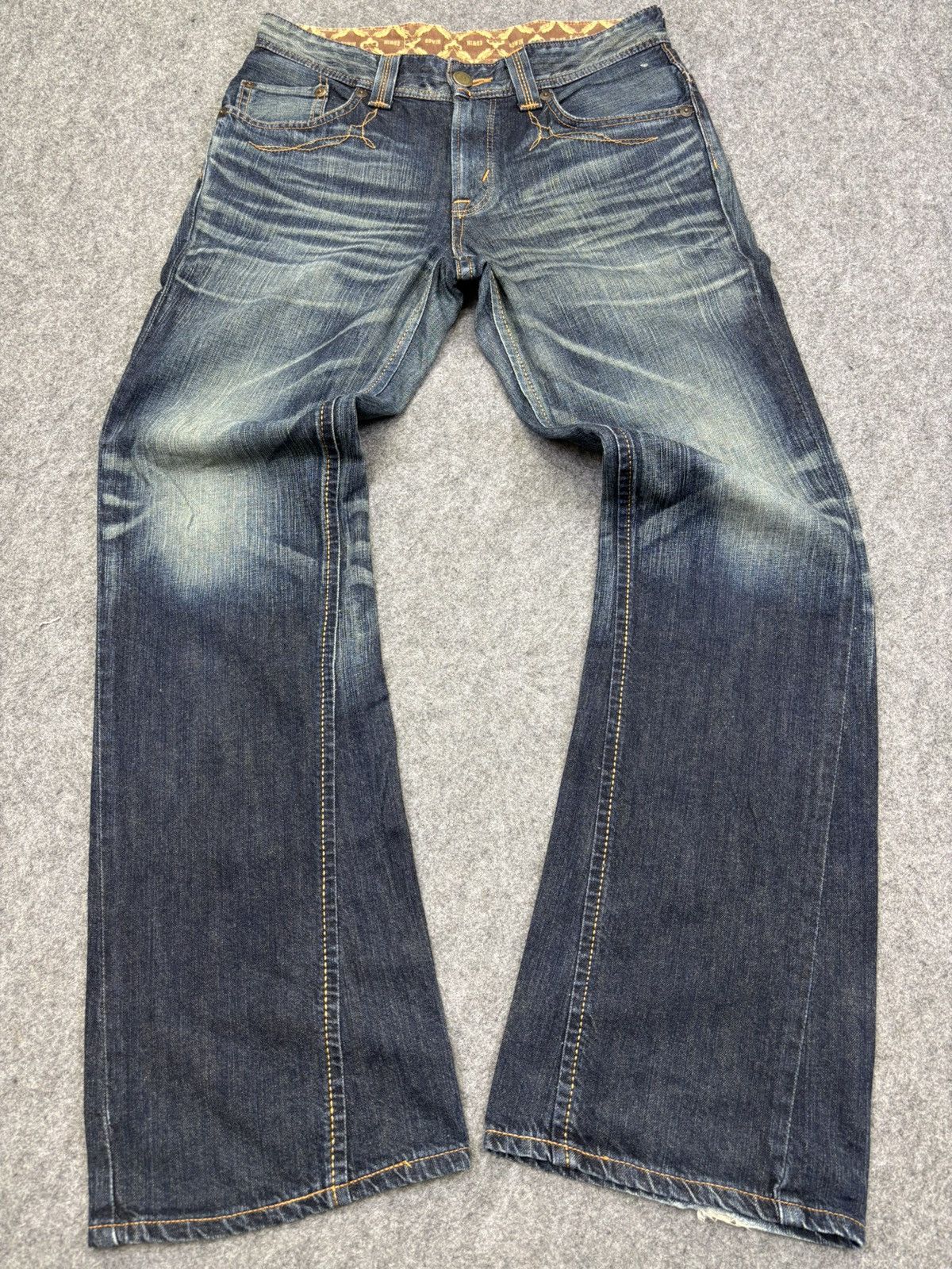 Edwin 💥Flare💥Edwin Westerner Style Sick Fades Flare Denim F833 Size US 32 / EU 48 - 17 Thumbnail