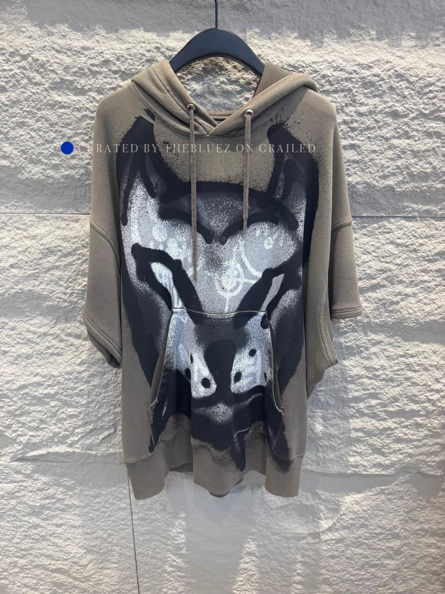Givenchy Oversized Green Dog Head Print Tee Size US S / EU 44-46 / 1 - 1 Thumbnail