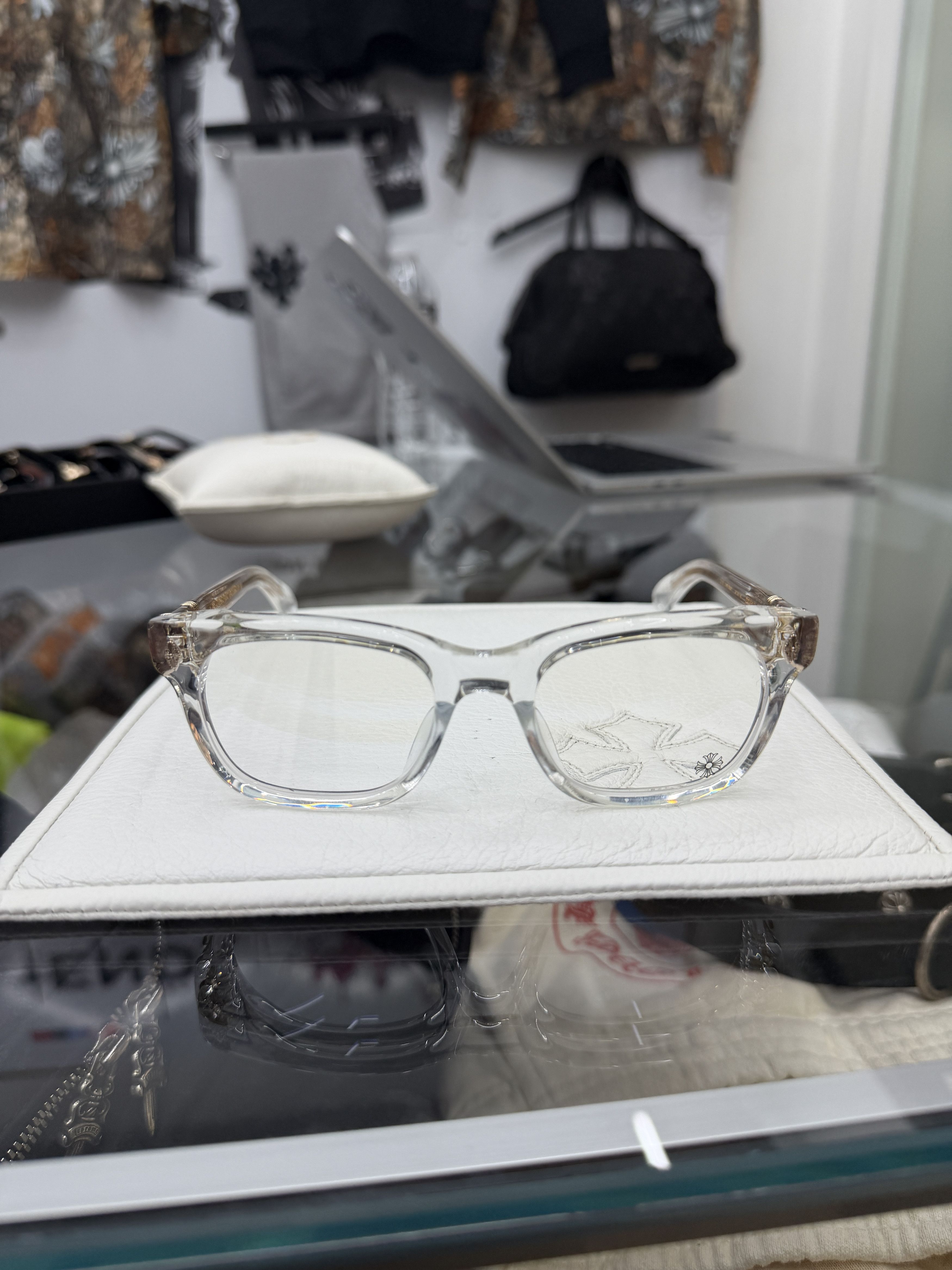 Chrome Hearts Chrome Hearts Dooable Glasses Crystal/Gold Size ONE SIZE - 2 Thumbnail