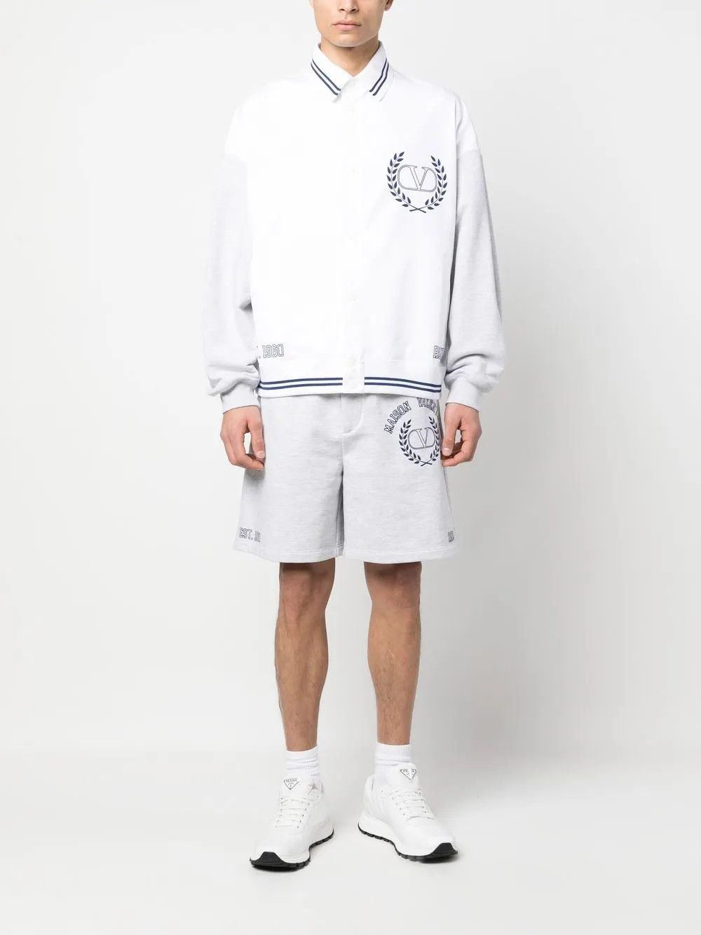Valentino o1y0525 Logo Short in Light Gray Size US 30 / EU 46 - 5 Thumbnail
