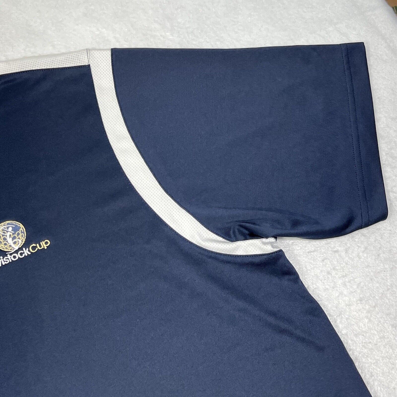 Adidas Adidas Tavistock Cup Short Sleeve Navy Blue Lightweight Polo Size US XL / EU 56 / 4 - 4 Thumbnail