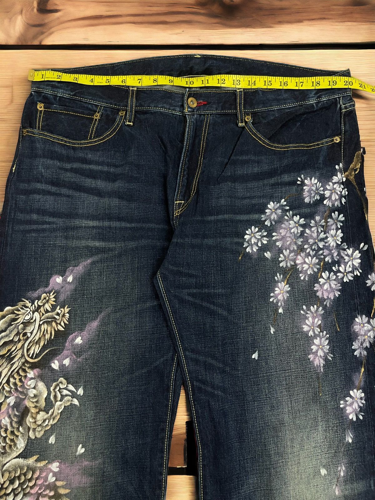 Eternal × Kapital Rare Eternal Dragon Jeans Size US 40 / EU 56 - 3 Thumbnail