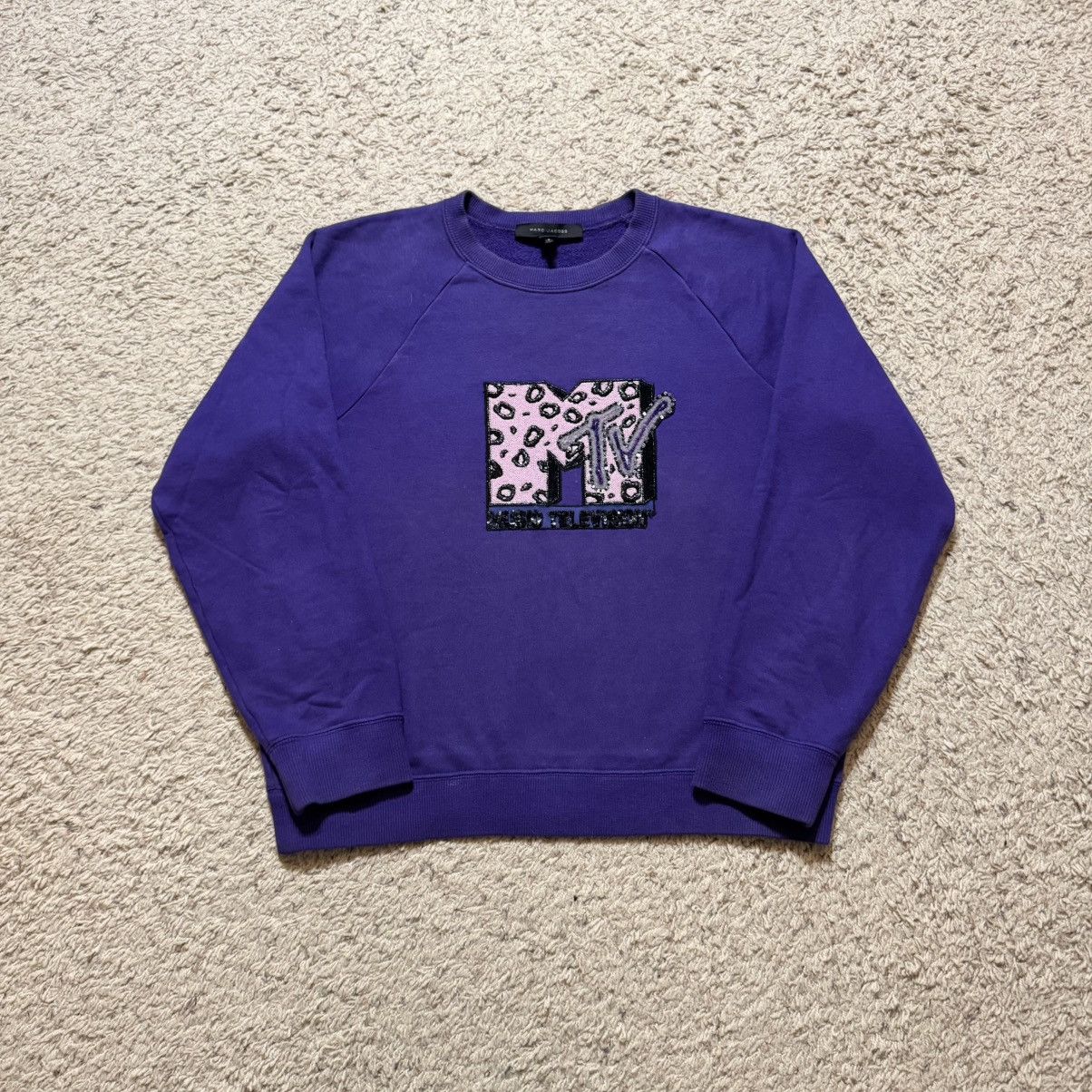 Marc Jacobs Marc Jacobs MTV Purple Sweatshirt Medium/Large Size US L / EU 52-54 / 3 - 5 Thumbnail
