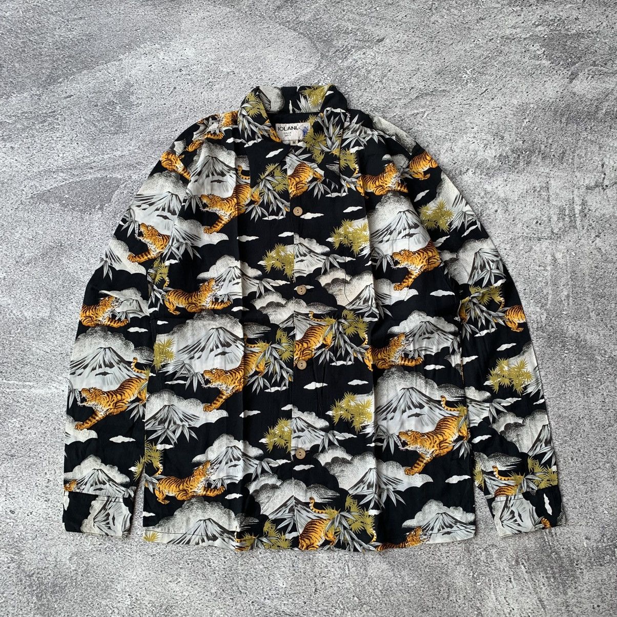 Japanese Brand Vintage Rayon Tiger Shirt Size US M / EU 48-50 / 2 - 1 Thumbnail