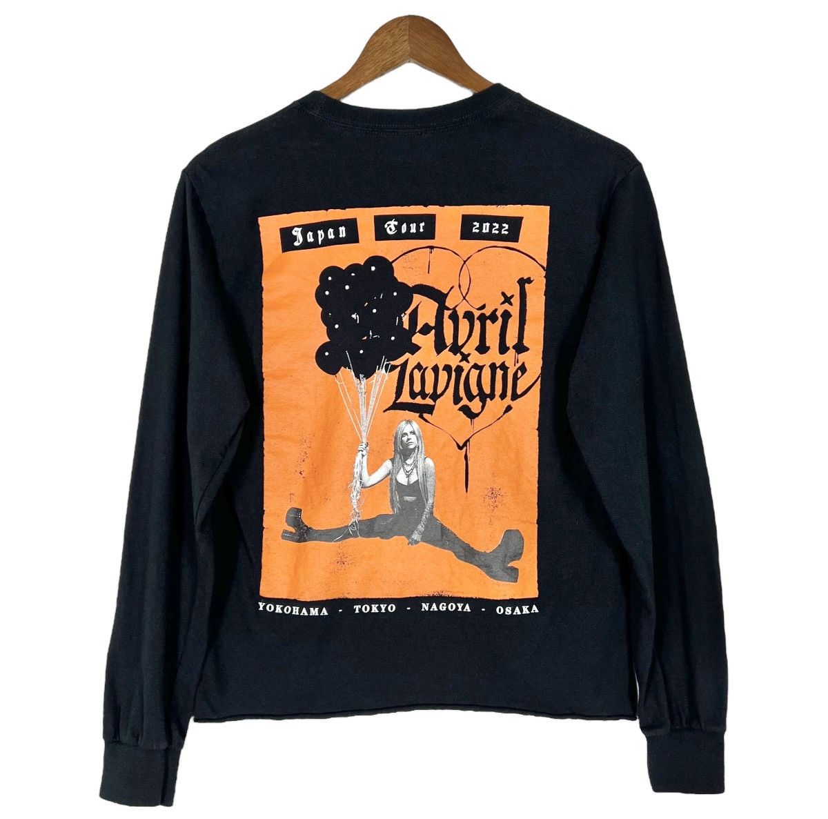 Band Tees × Vintage Avril Lavigne Bite Me Long Sleeve Tour Tee Size US S / EU 44-46 / 1 - 2 Thumbnail