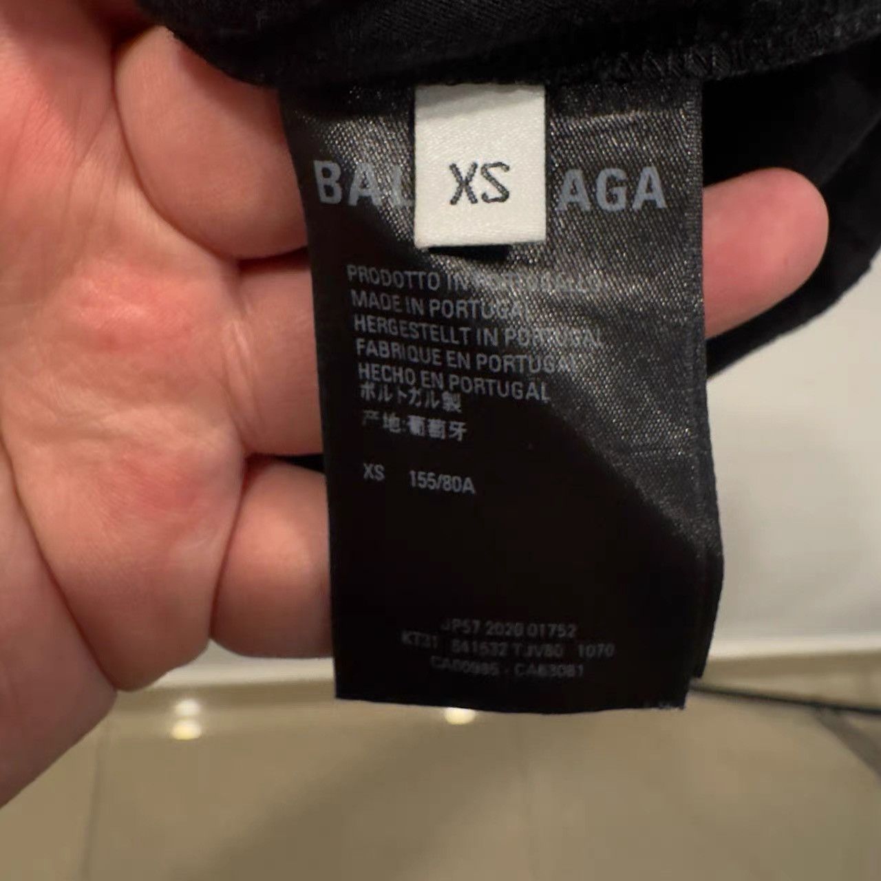 Balenciaga Balenciaga Black Box Pattern Short Sleeve K28 Size US XS / EU 42 / 0 - 4 Thumbnail