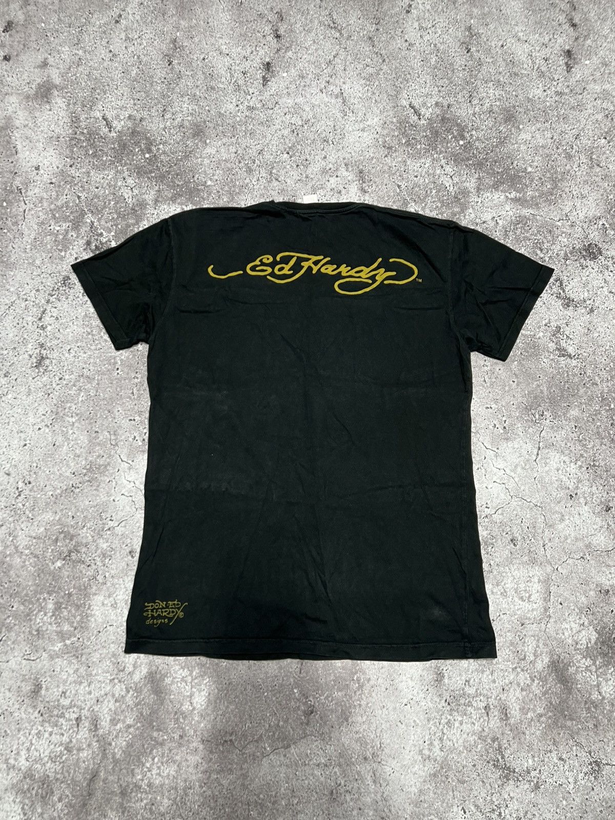 Ed Hardy Vintage Ed Hardy T-Shirt Faded Y2K Japan Hysterical Style Size US XL / EU 56 / 4 - 2 Thumbnail