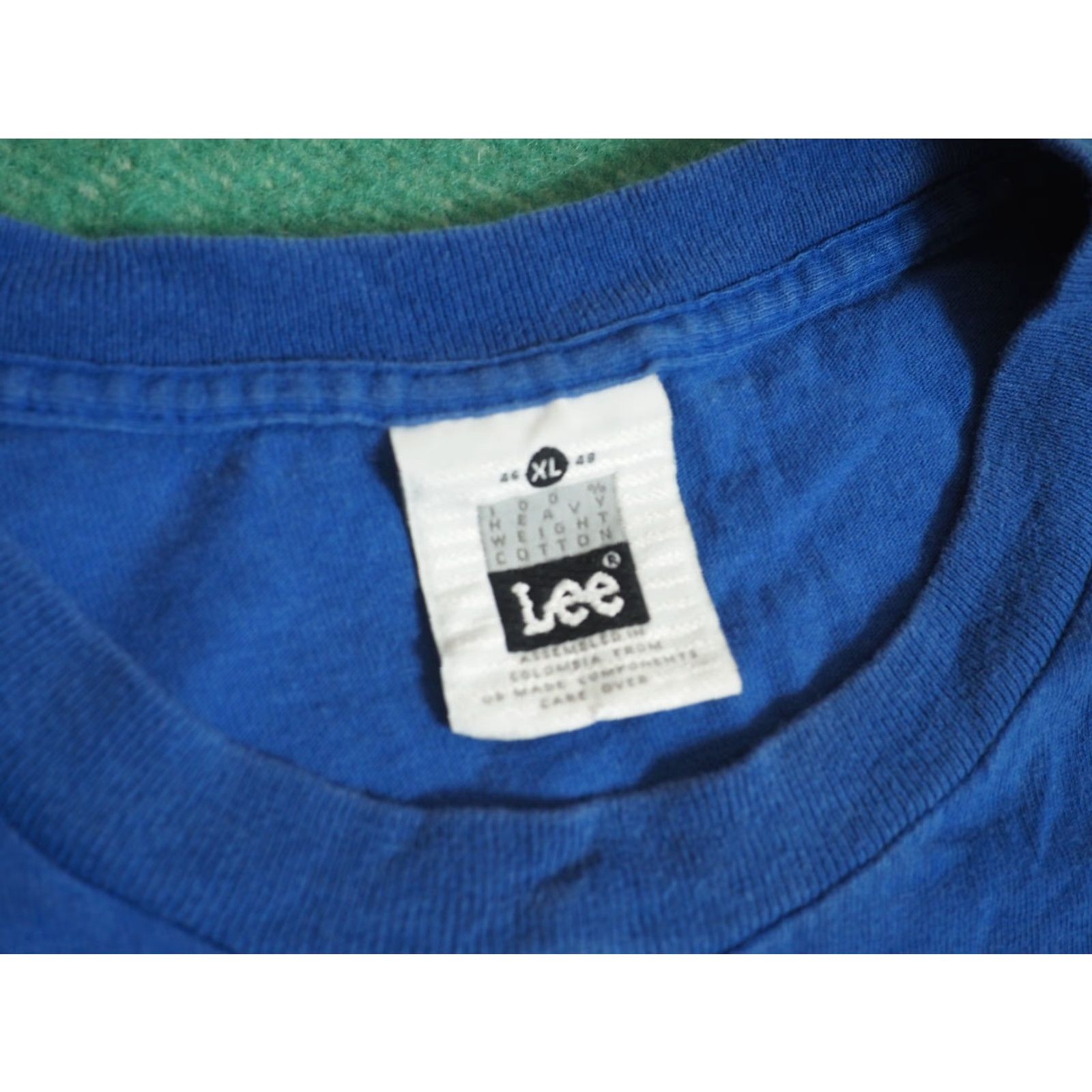 Lee VTG 90s Lee Solvang Village California Danish Blue Travel Tee T-Shirt XL Men Blue Graphic Tee 1990s Size US XL / EU 56 / 4 - 4 Thumbnail