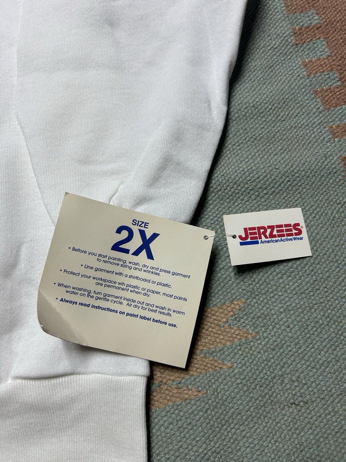 Vintage NEW 80s sweatshirt Jerzees Russell blank DEADSTOCK NWT XXL Size US XXL / EU 58 / 5 - 3 Thumbnail