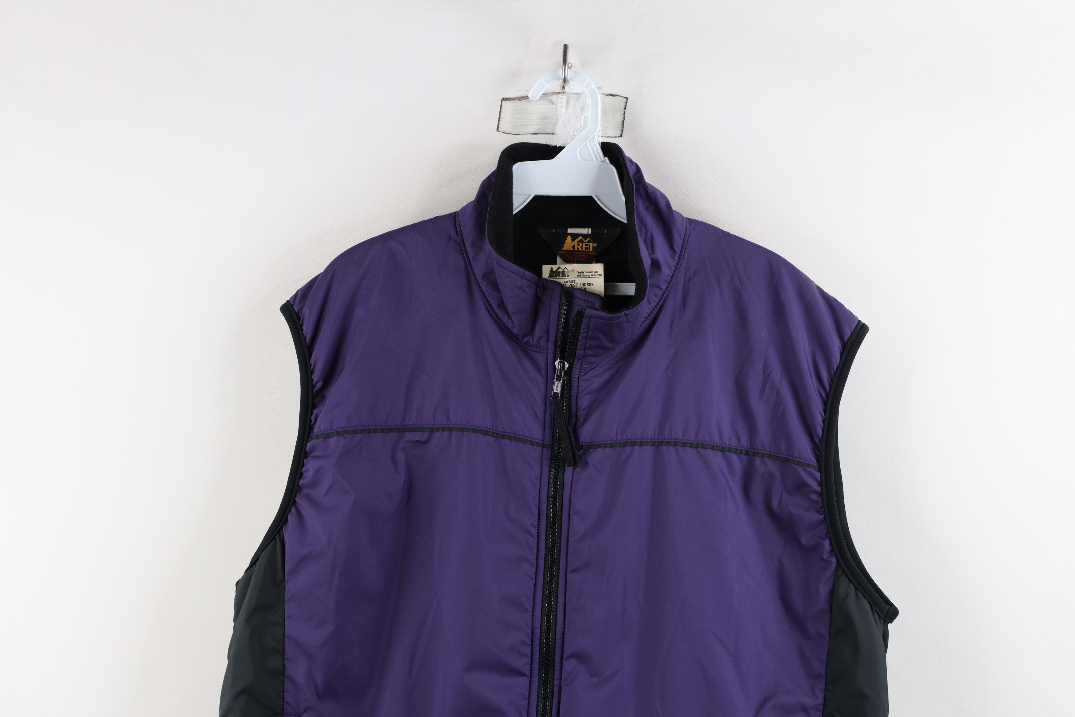 Vintage Deadstock Vintage 90s REI Full Zip Vest Jacket Purple USA Size US L / EU 52-54 / 3 - 2 Thumbnail