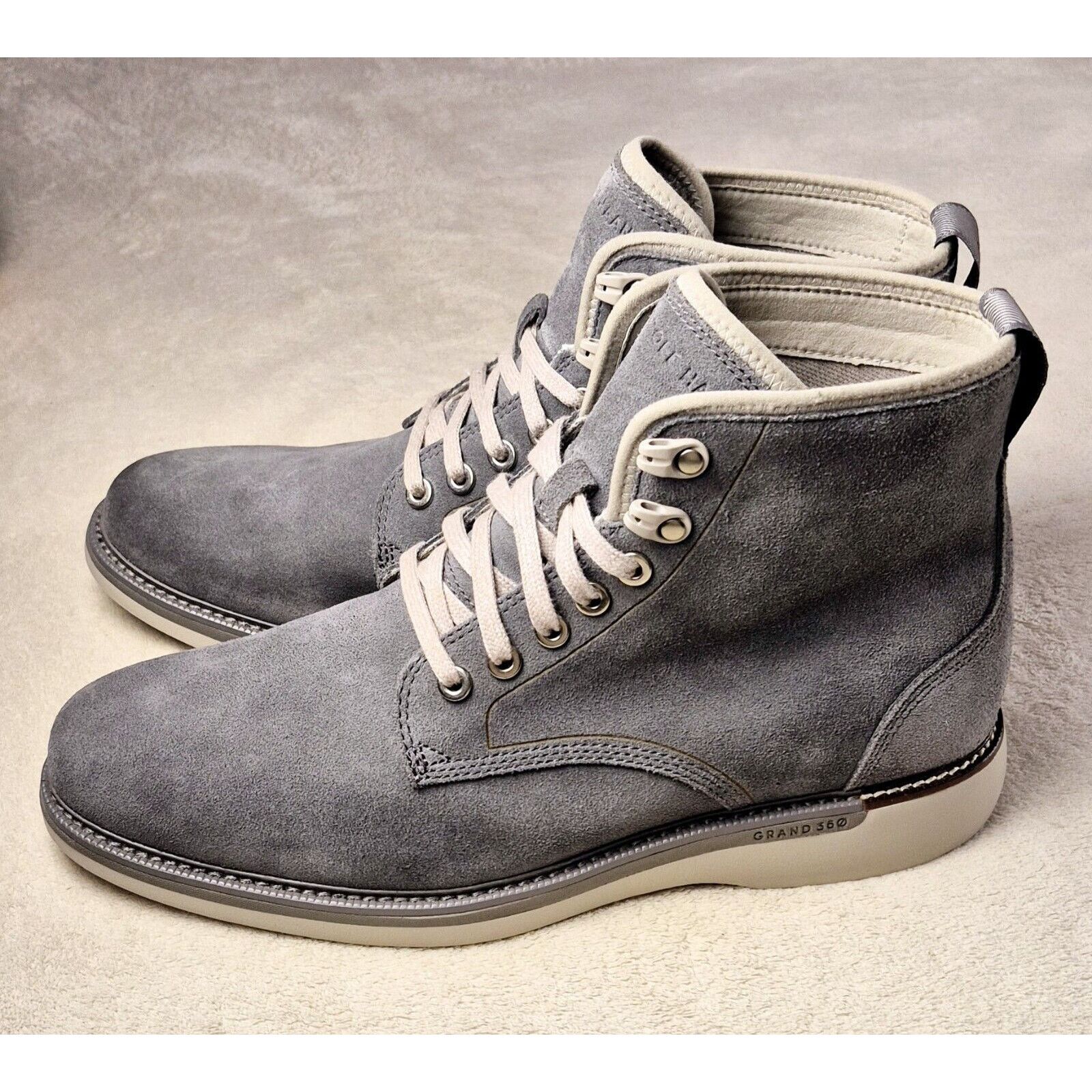 Cole Haan Cole Haan Grand 360 Grey Men's Suede Boots High Shoes 9.5 M Size US 9.5 / EU 42-43 - 3 Thumbnail