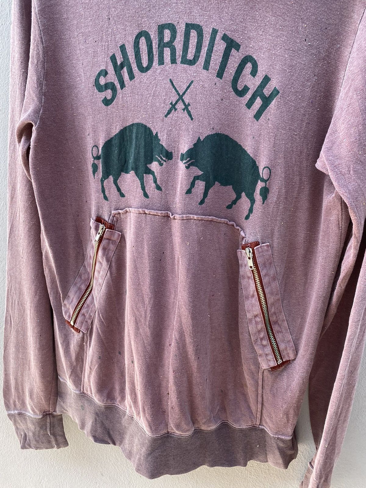 R.Newbold × Vintage 💥RARE💥 Vintage R.NEWBOLD “Shortditch” Sunfaded Button Hooded Size US M / EU 48-50 / 2 - 12 Thumbnail