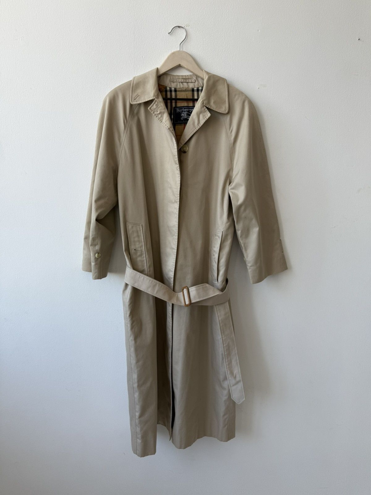 Burberry Burberry Vintage Beige Trench Coat Size XL / US 12-14 / IT 48-50 - 3 Thumbnail