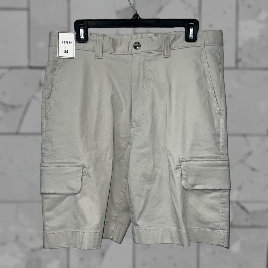 Vintage VINTAGE ROWM Beige Shorts Mens Size 34 Size US 34 / EU 50 - 1 Thumbnail