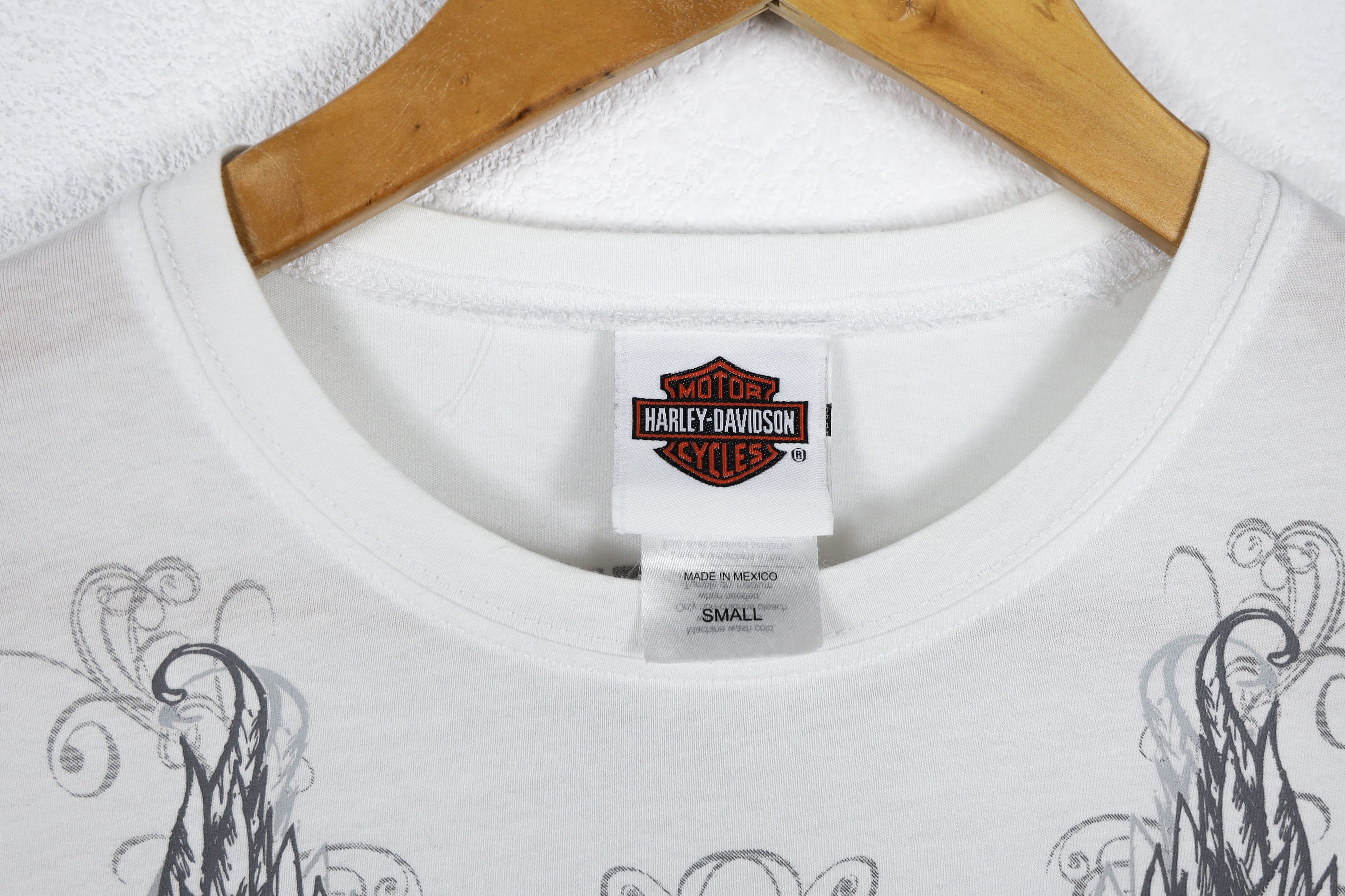 Harley Davidson Harley Davidson Embellished Rhinestone Logo Tee T-shirt Y2K Size S / US 4 / IT 40 - 5 Thumbnail
