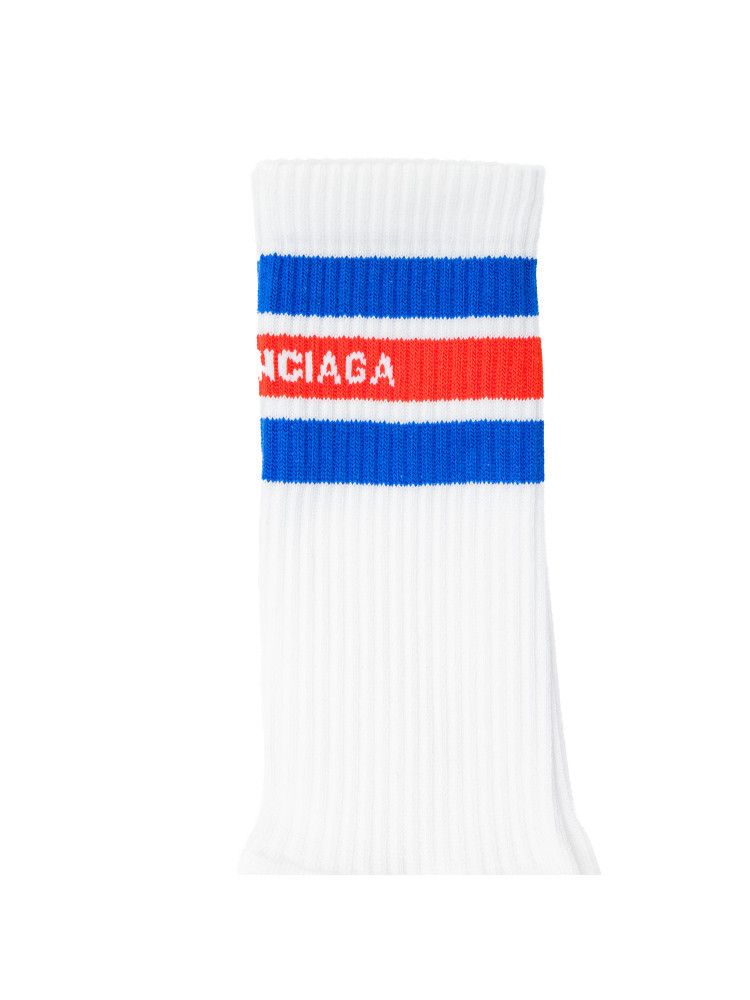 Balenciaga o1mt1gz0824 Size: OS / Striped Socks in Multicolor Size ONE SIZE - 4 Thumbnail
