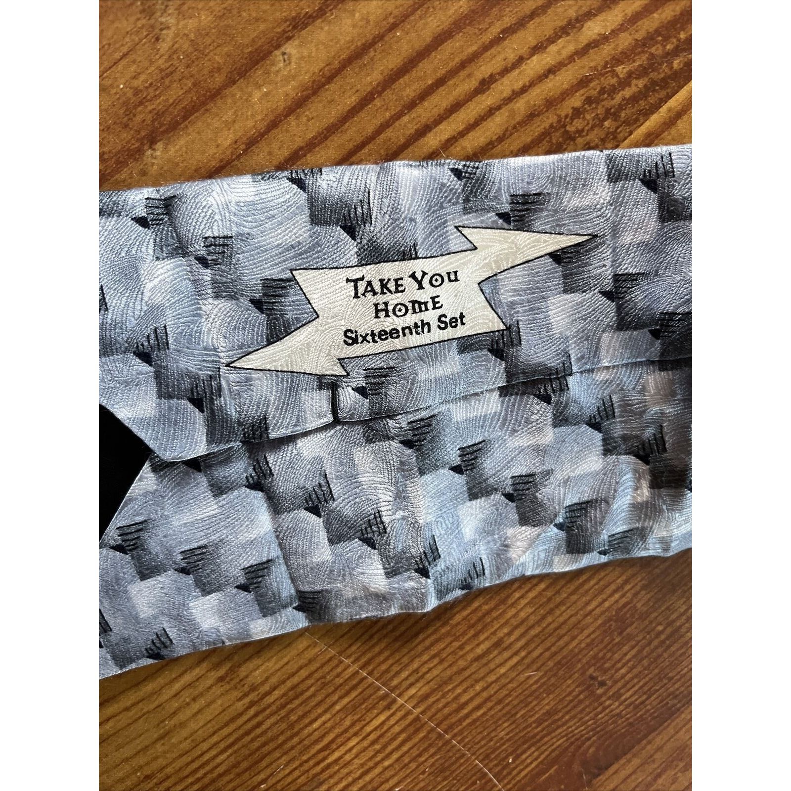 Grateful Dead Grateful Dead Mens Silk Take You Home Sixteenth Set Blue Tie Size ONE SIZE - 7 Thumbnail
