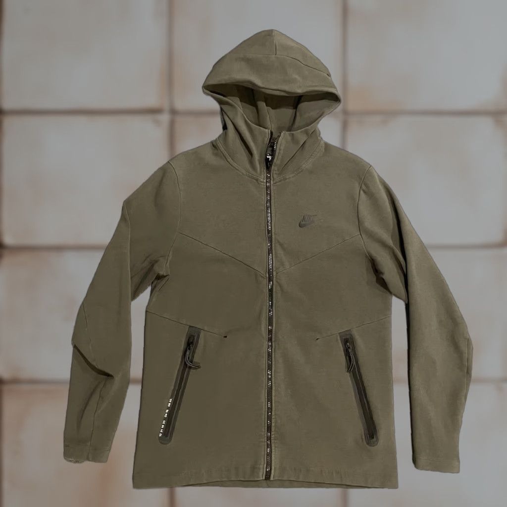 Nike Nike Tech Fleece Pack Full Zip Training Hoodie Mens M Green Nike Swoosh Logo 说明 Size US M / EU 48-50 / 2 - 1 Thumbnail
