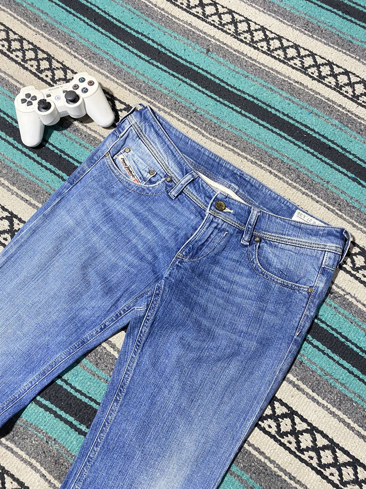 Diesel Diesel Lowky SP Multi Button Denim Pants Size US 30 / EU 46 - 2 Thumbnail