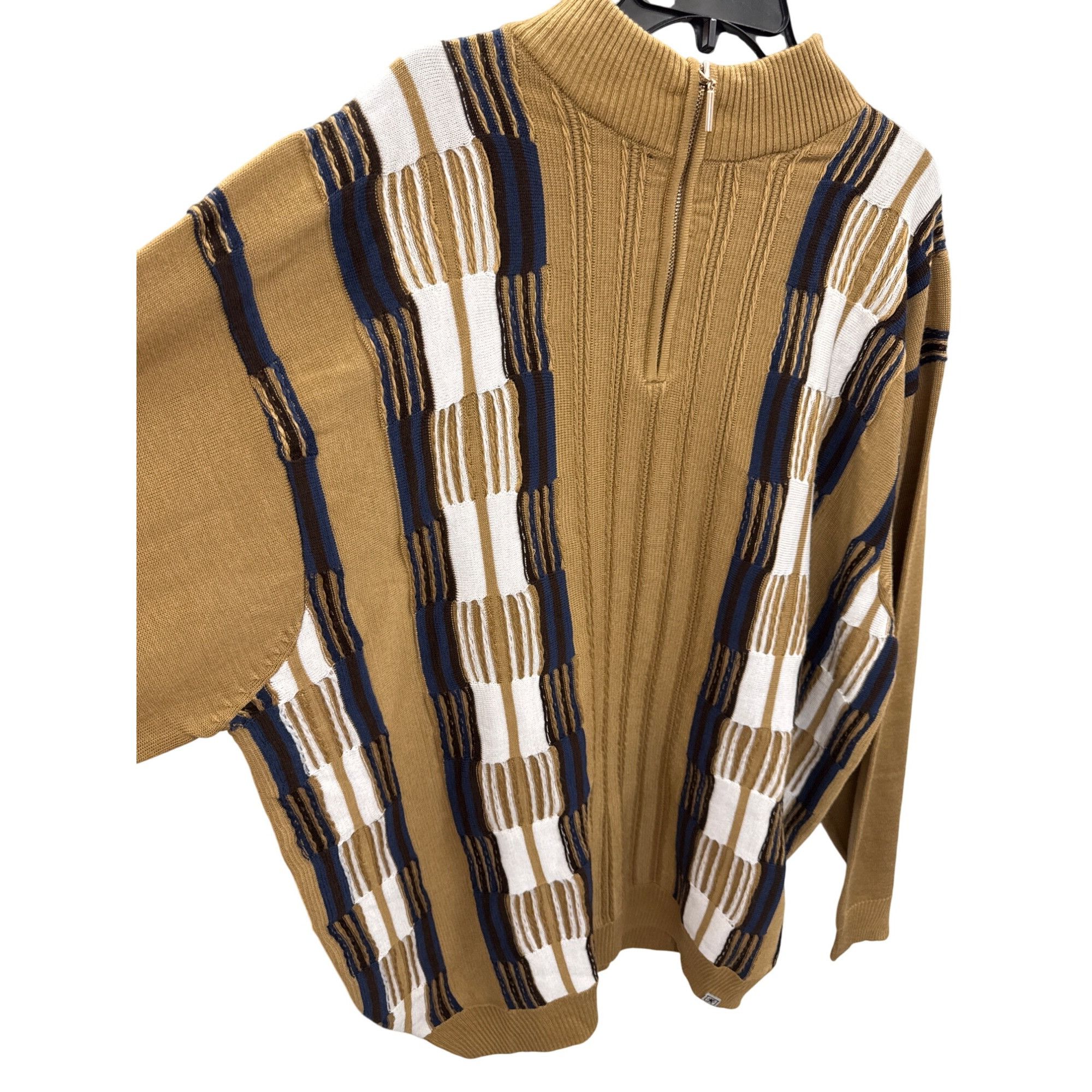 Stacy Adams Stacy Adams Mens Brown Blue Acrylic Sweater size 3XLT SKU819 Size US XXL / EU 58 / 5 - 2 Thumbnail