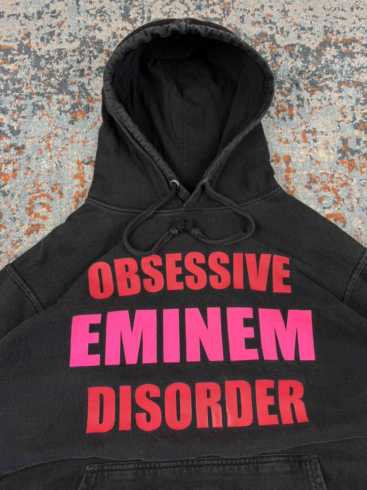 Eminem × Rap Tees × Vintage Rare Vintage 00s Obsessive Eminem Disorder hoodie rap hiphop Size US M / EU 48-50 / 2 - 6 Thumbnail