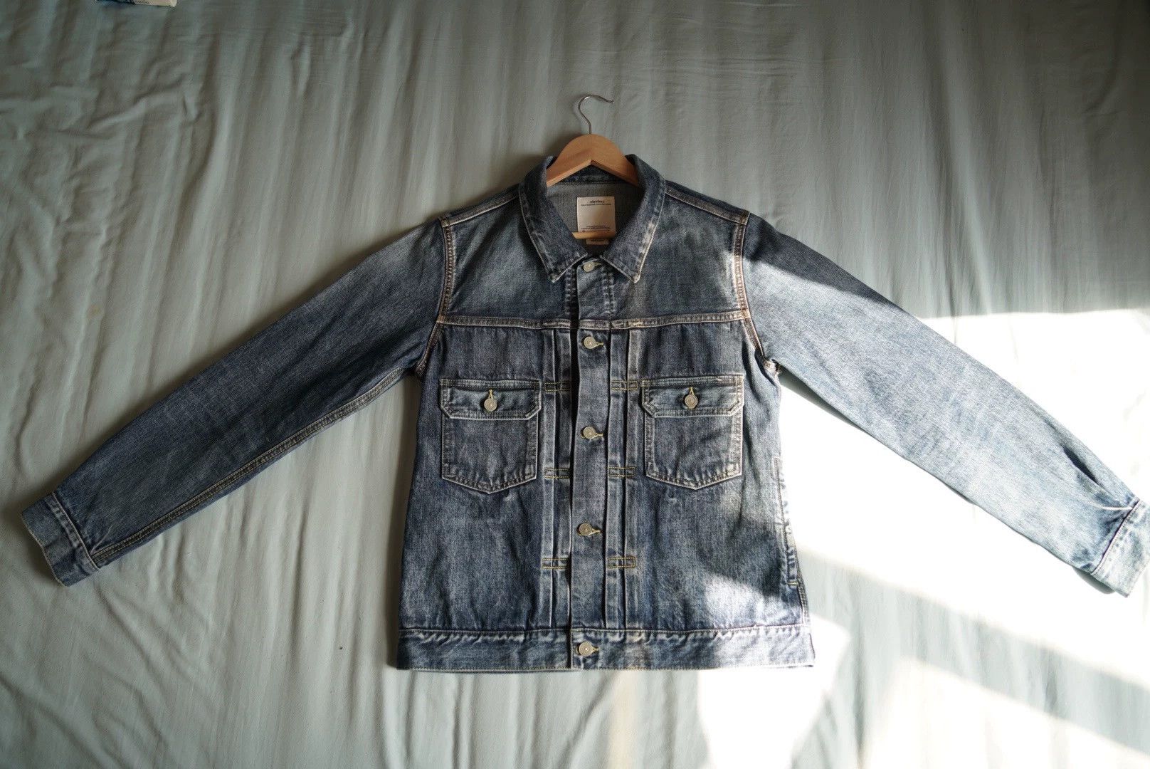 Visvim 22aw VISVIM SS 101 JKT DMGD-1001 | Grailed