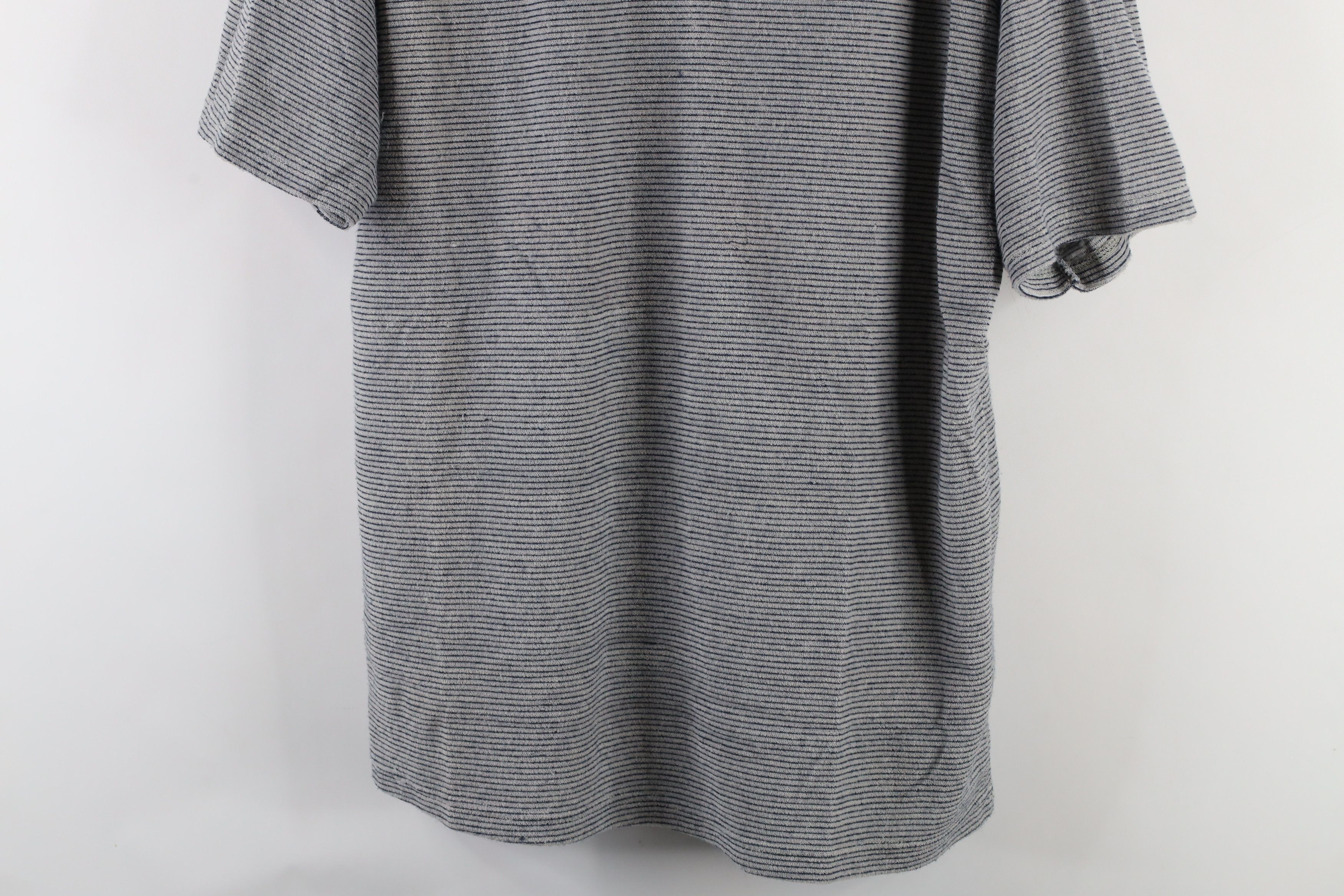 Vintage Vintage 90s Streetwear Cloth Striped Half Zip Collared Polo Size US M / EU 48-50 / 2 - 3 Thumbnail