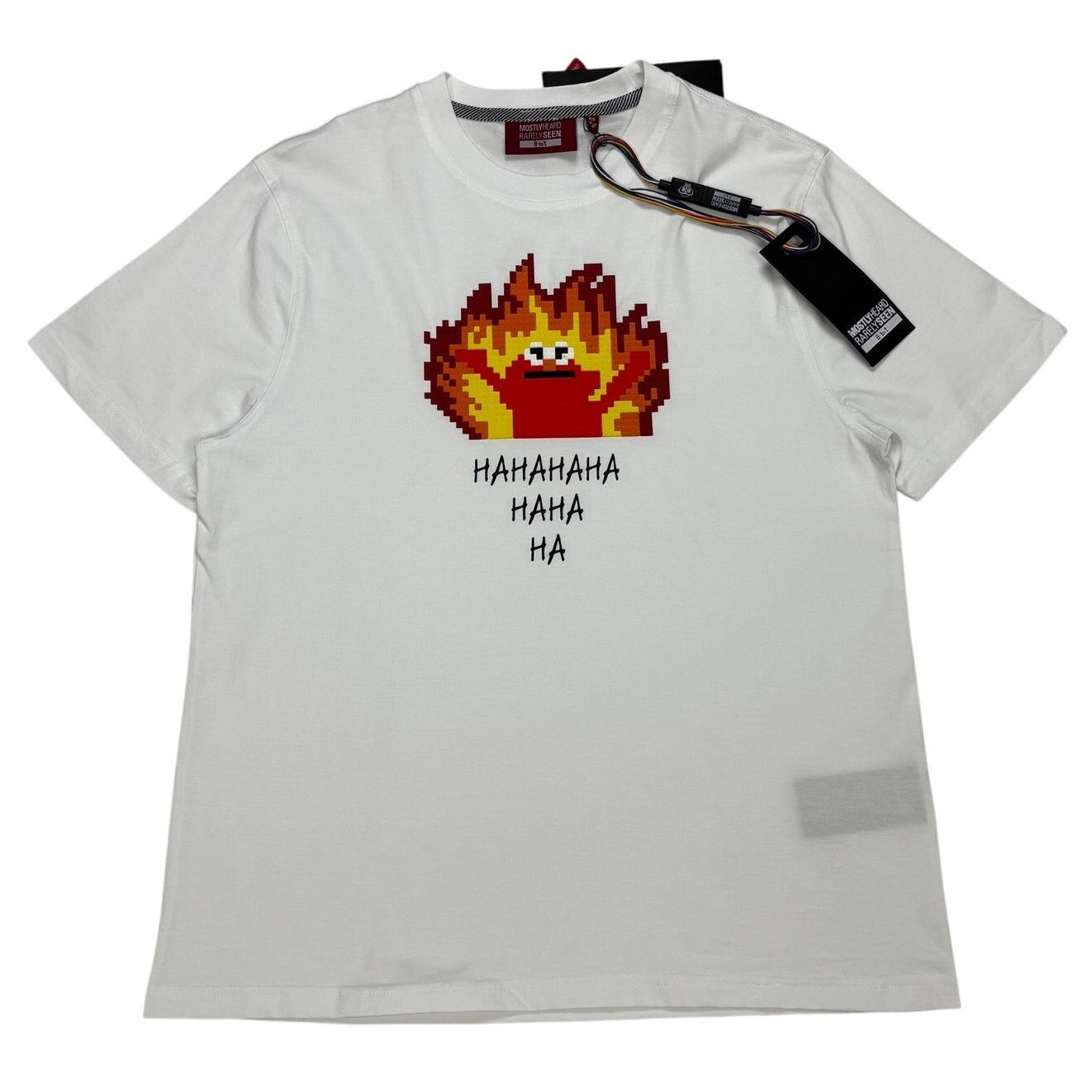 Mostly Heard Rarely Seen NWT Mostly Heard Rarely Seen 8-Bit On Fire Tee Shirt Elmo Size US M / EU 48-50 / 2 - 1 Thumbnail