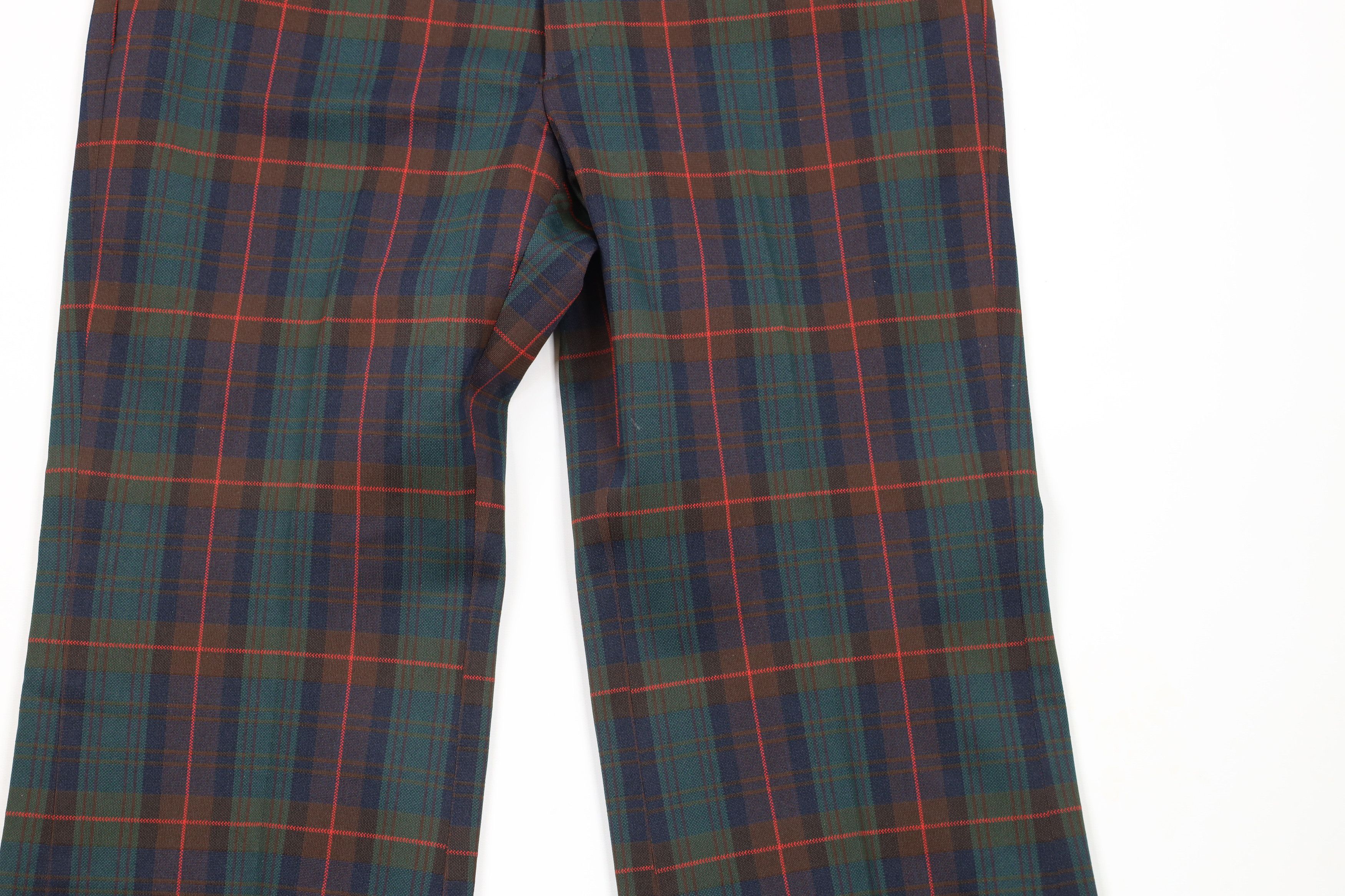 Vintage Vintage 60s 70s Streetwear Bell Bottoms Pants Rainbow Plaid Size US 32 / EU 48 - 3 Thumbnail