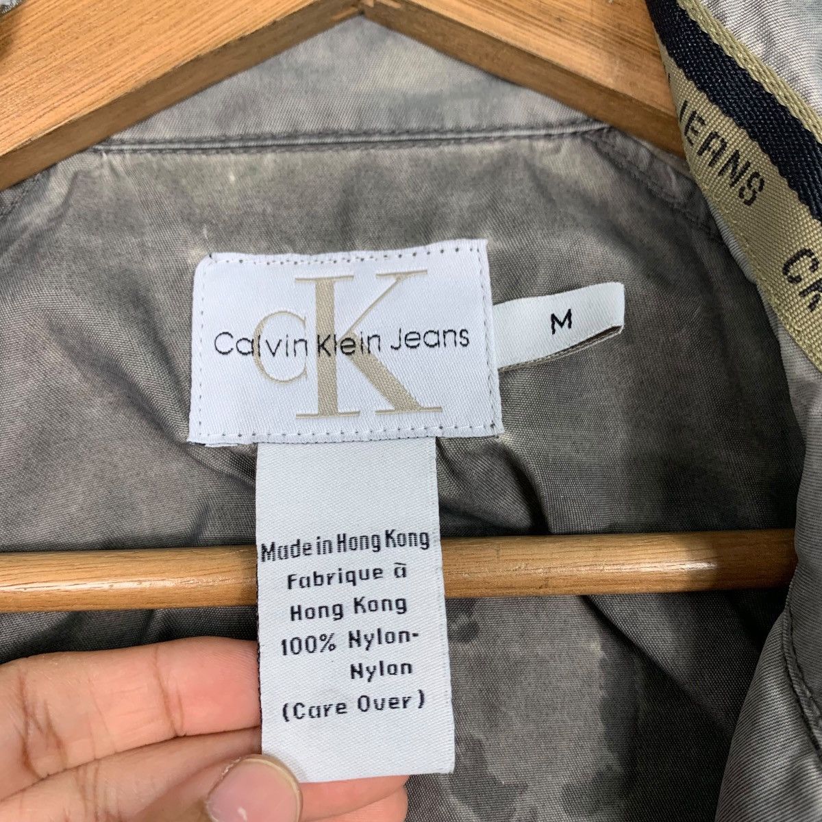 Calvin Klein CALVIN KLEIN JEANS Rusty Gray Nylon Vest #2542-C115 Size US M / EU 48-50 / 2 - 13 Thumbnail