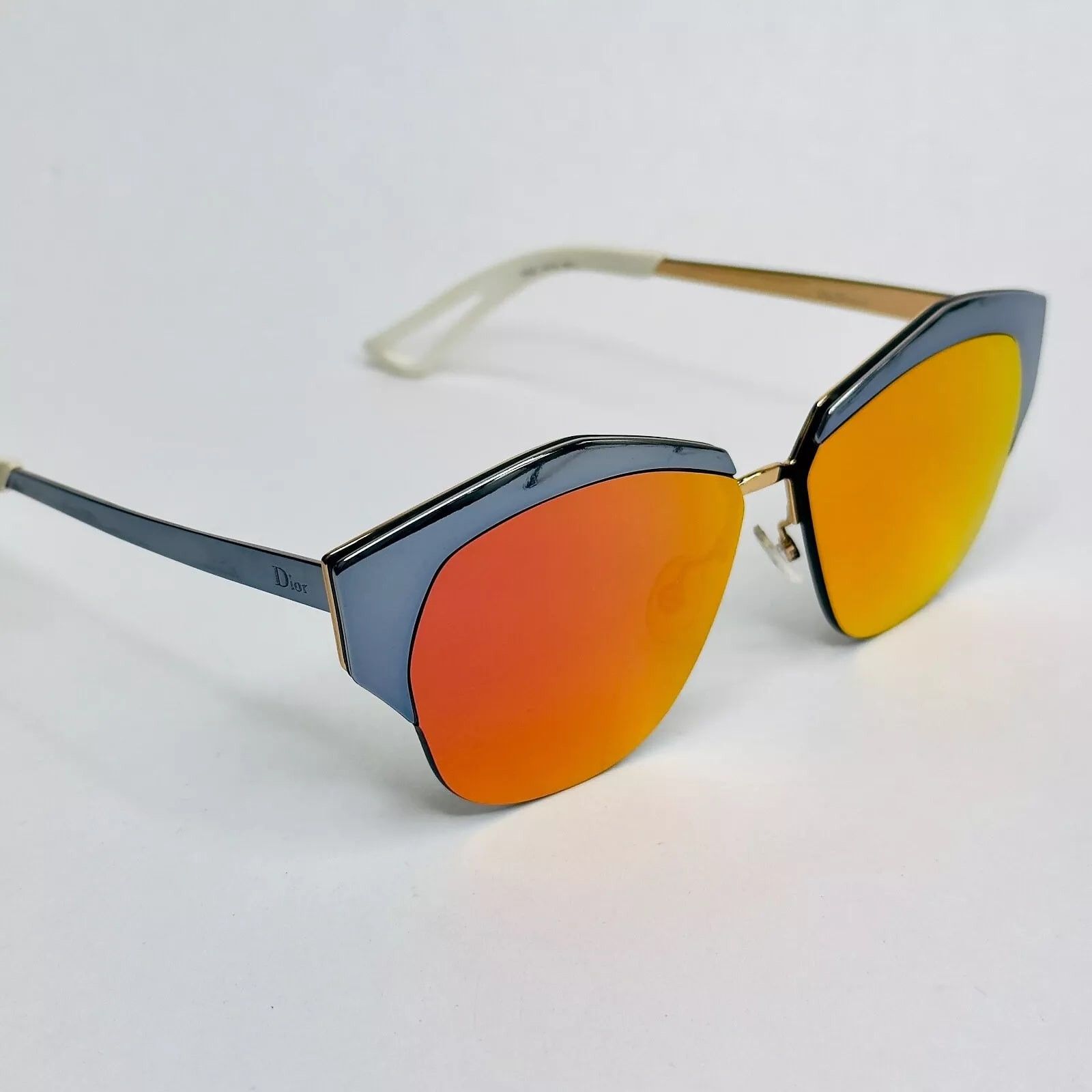Christian Dior Monsieur CHRISTIAN DIOR MIRRORED Lilac Orange Metal DIORMIRRORED Size ONE SIZE - 6 Thumbnail