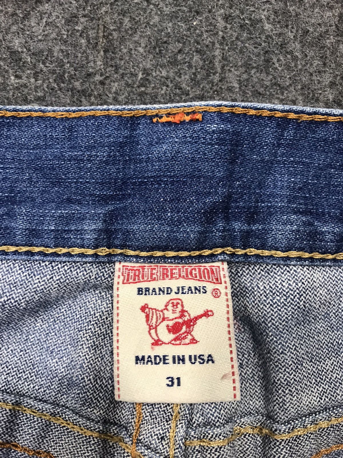 True Religion True Religion Joey Usa Flaps Pocket Low Rise Fits 31 32 Size US 31 - 7 Thumbnail