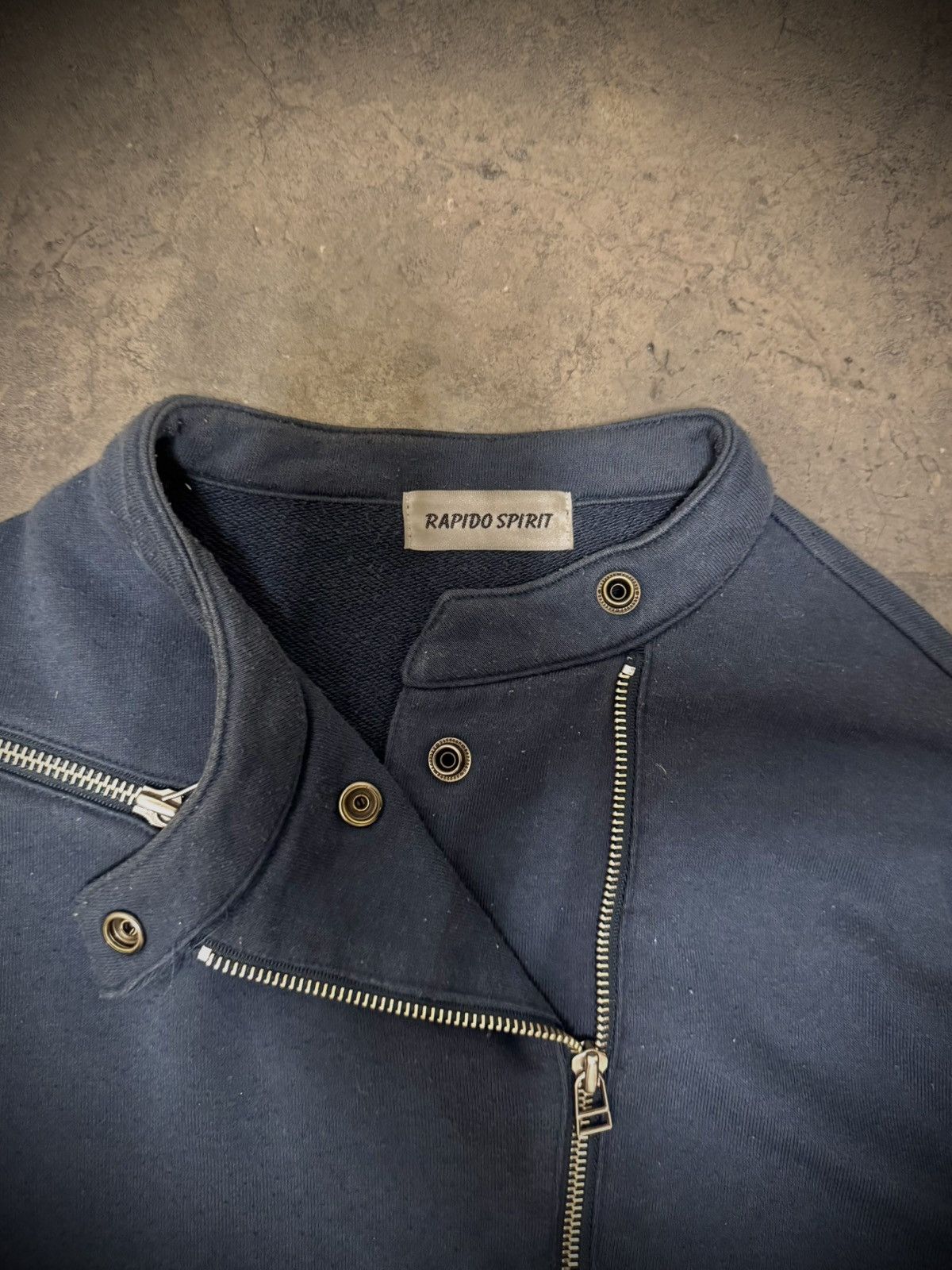 If Six Was Nine Rare Rapido Spirit Asymmetrical Punk Zip Jacket Size US S / EU 44-46 / 1 - 2 Thumbnail