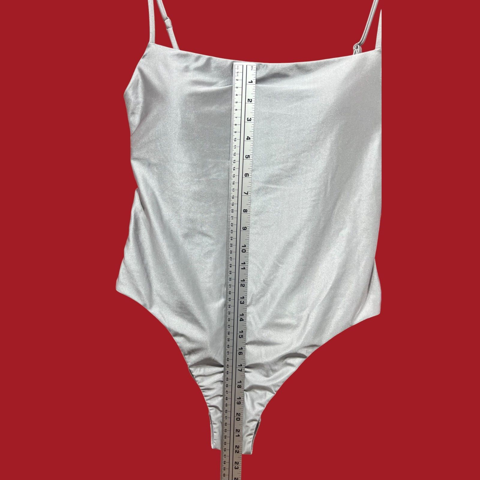 Other Shade & Shore - Women's Square Neck High Leg Cheeky Swimsuit Size ONE SIZE - 8 Thumbnail