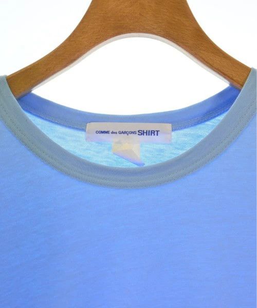Comme des Garcons SHIRT T-Shirts Cotton Short Sleeve Plain Crewneck Light Blue Size US L / EU 52-54 / 3 - 4 Thumbnail